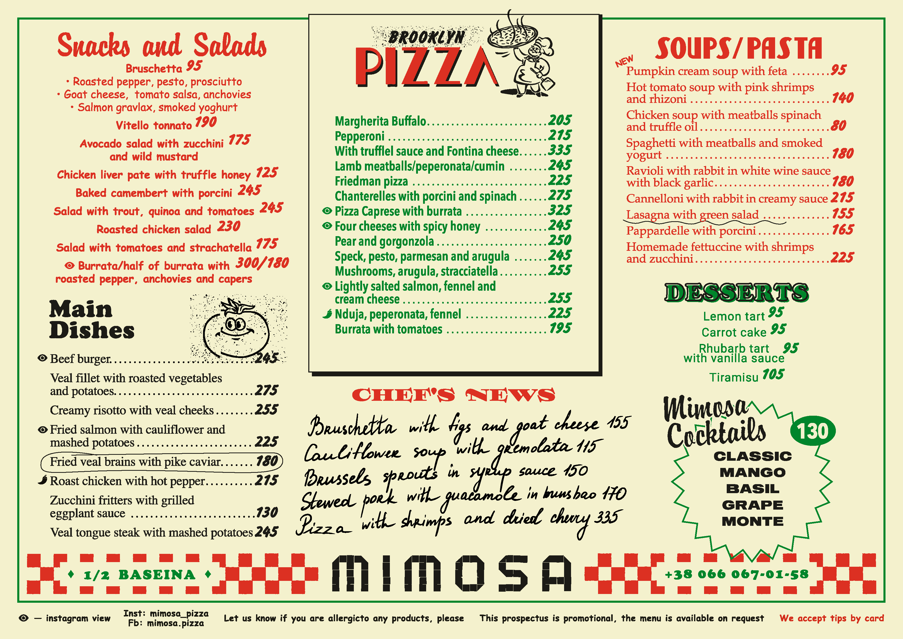 Mimosa menu 6