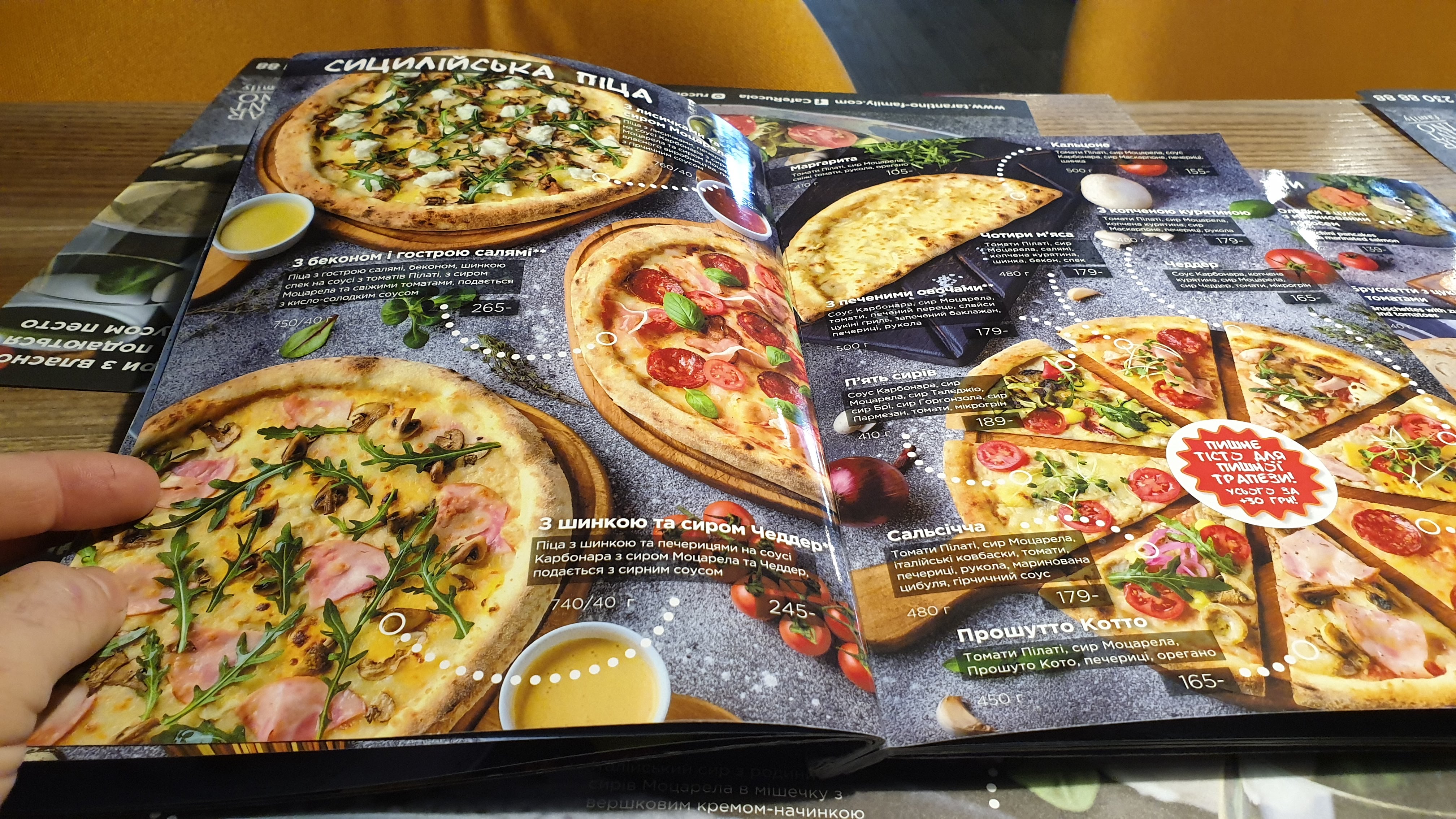Rukkola menu 5