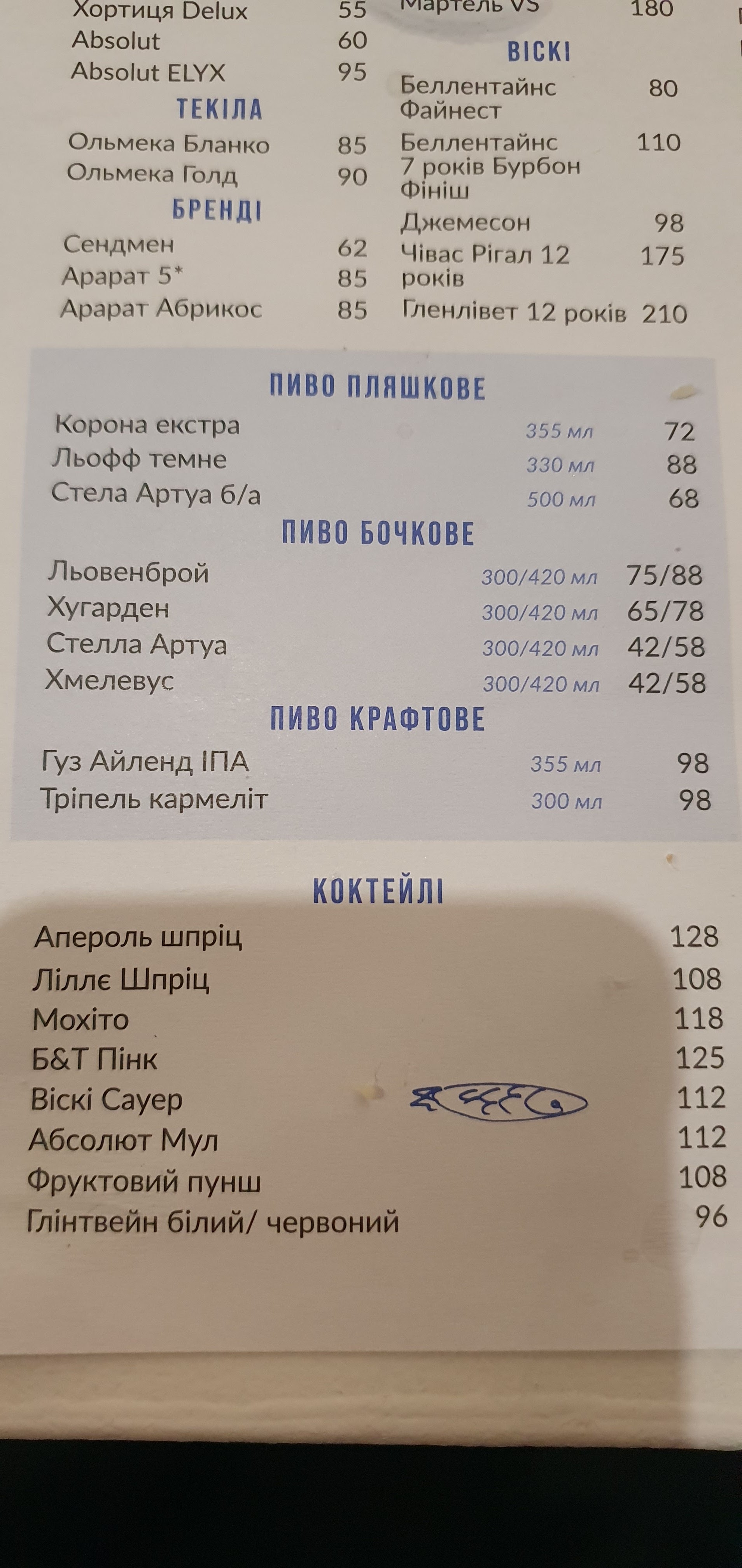 Черноморка menu 9
