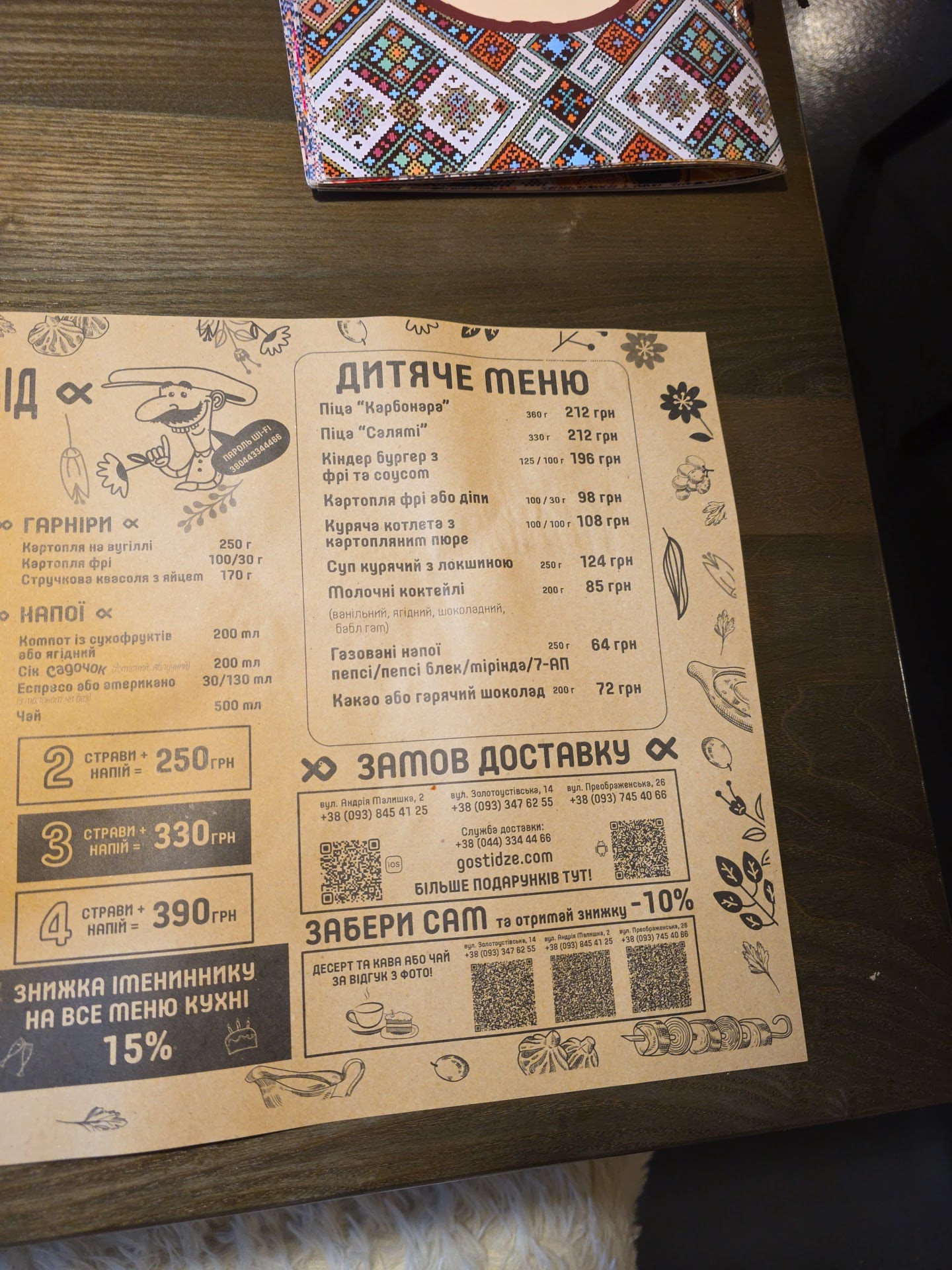 Kyetsi menu 3