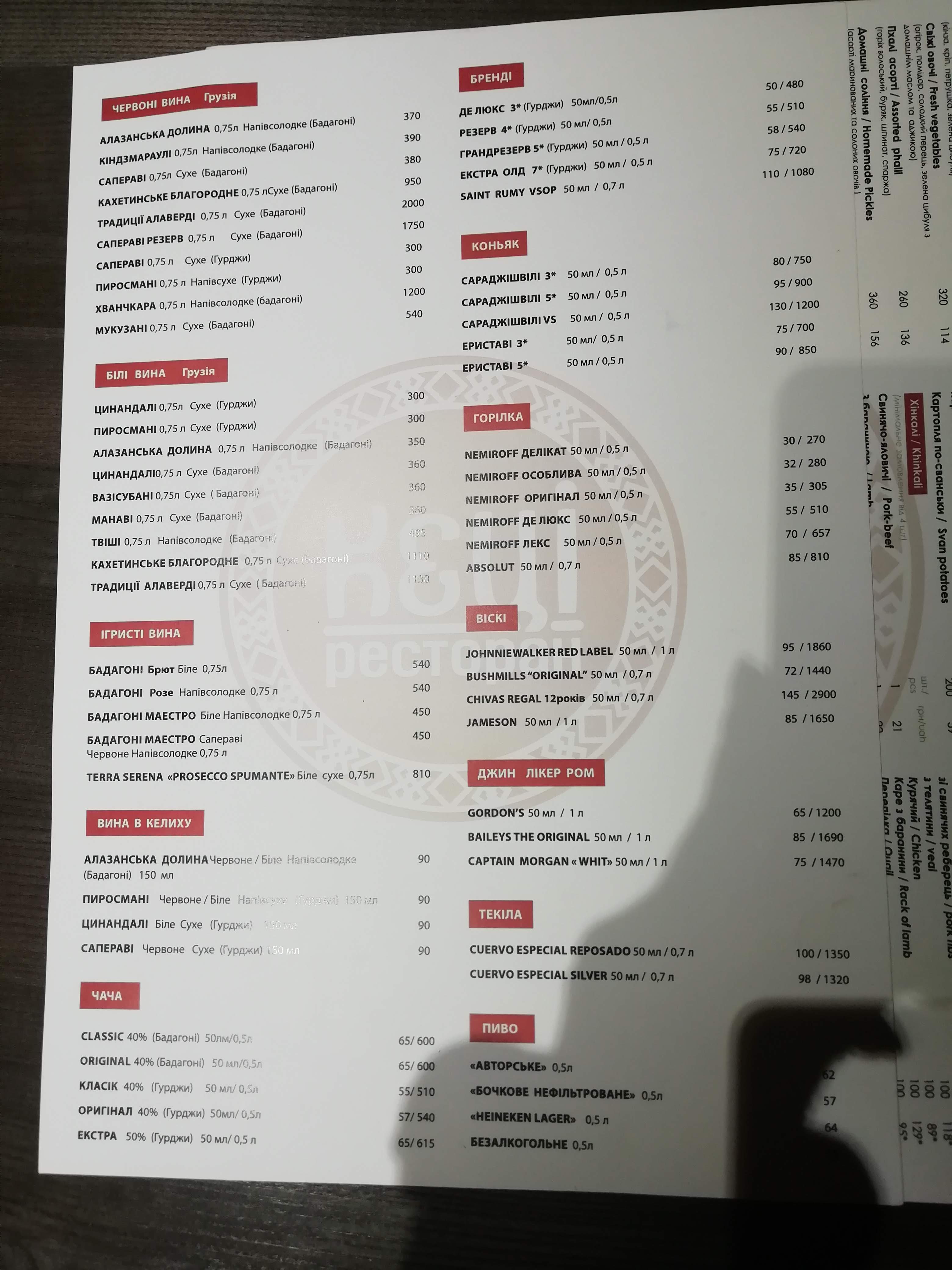 Kyetsi menu 9