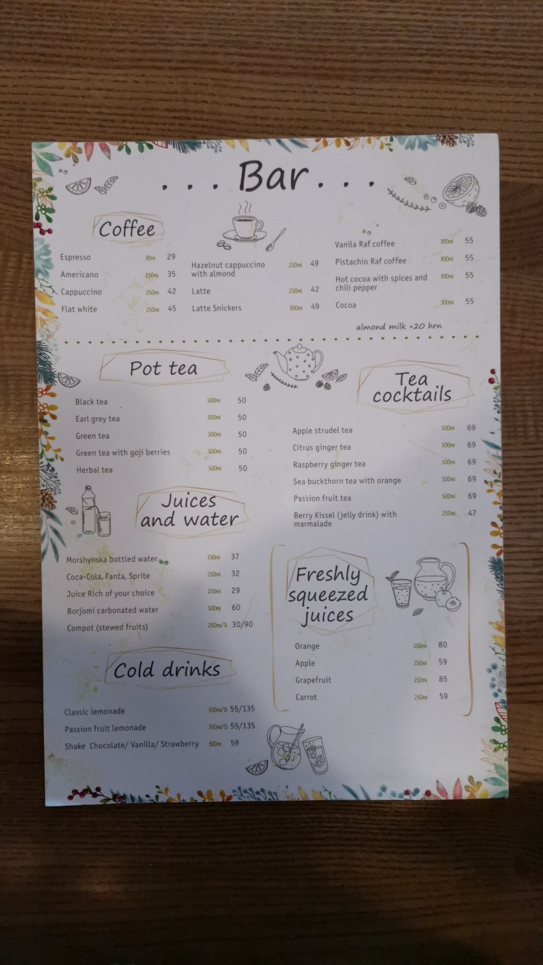 Kitchen Polly menu 7