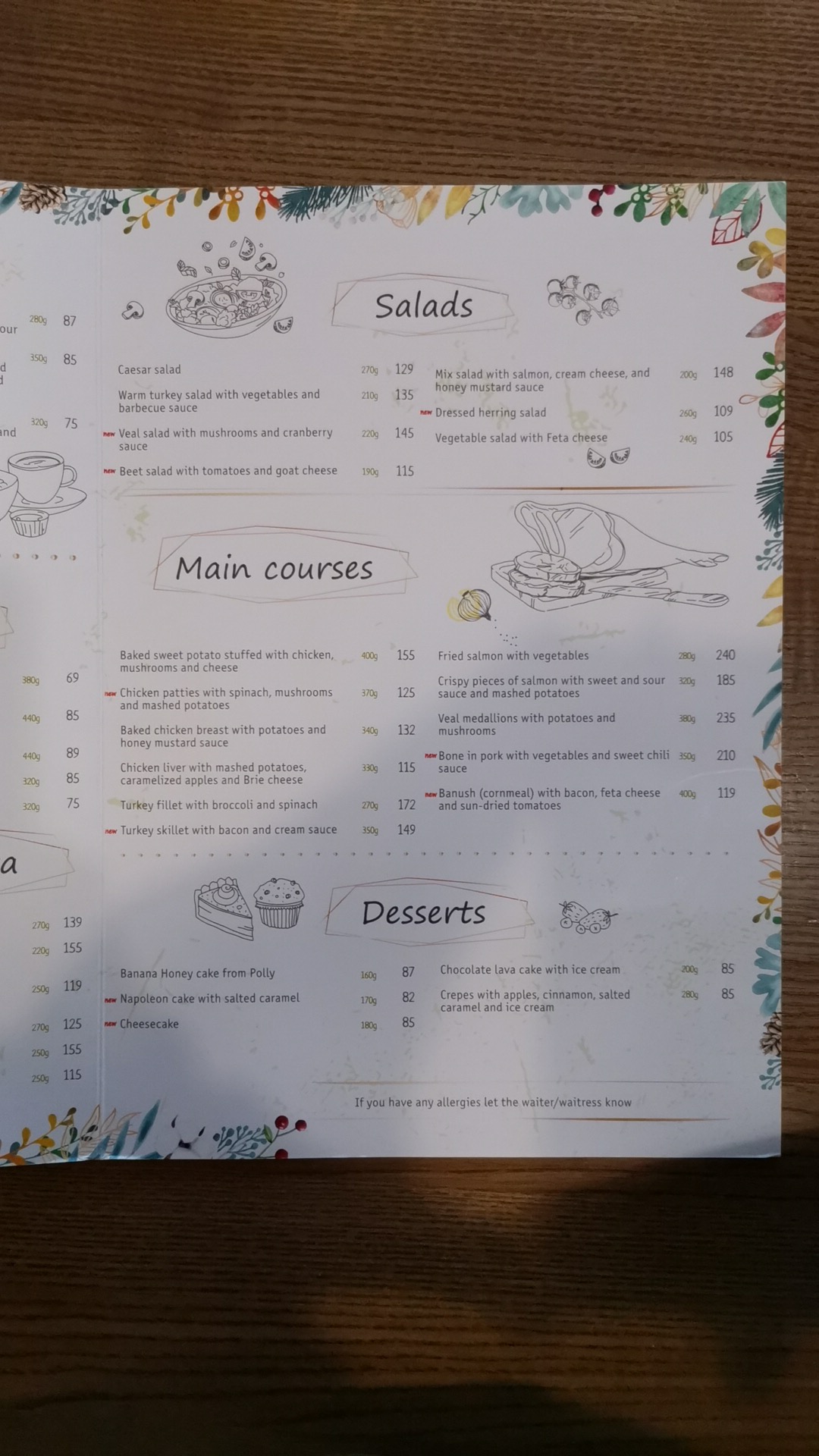 Kitchen Polly menu 8