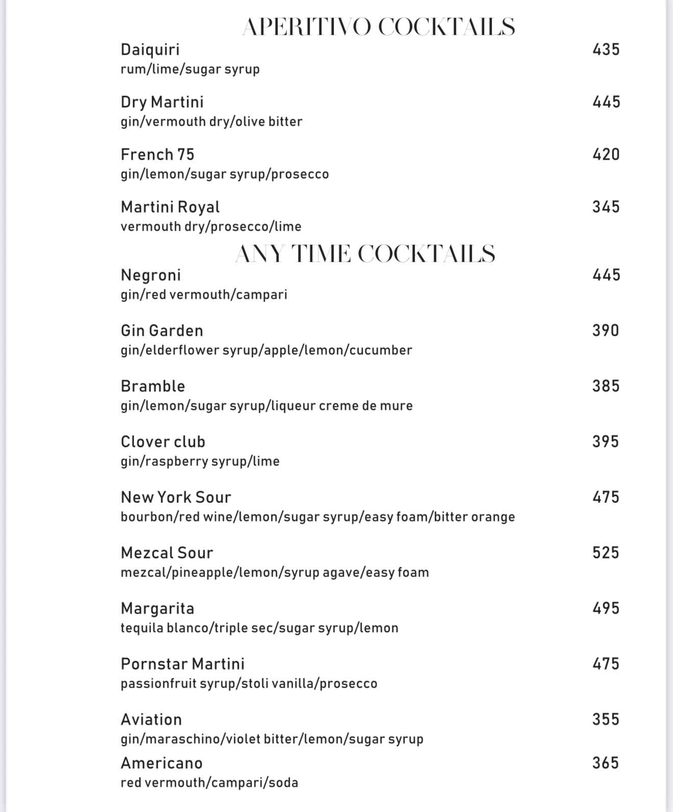 45 restaurant menu 4