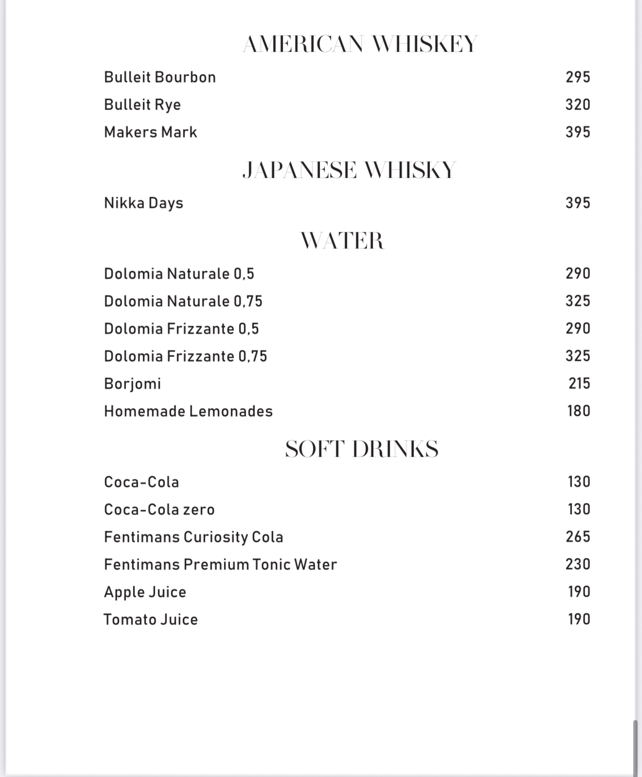 45 restaurant menu 8