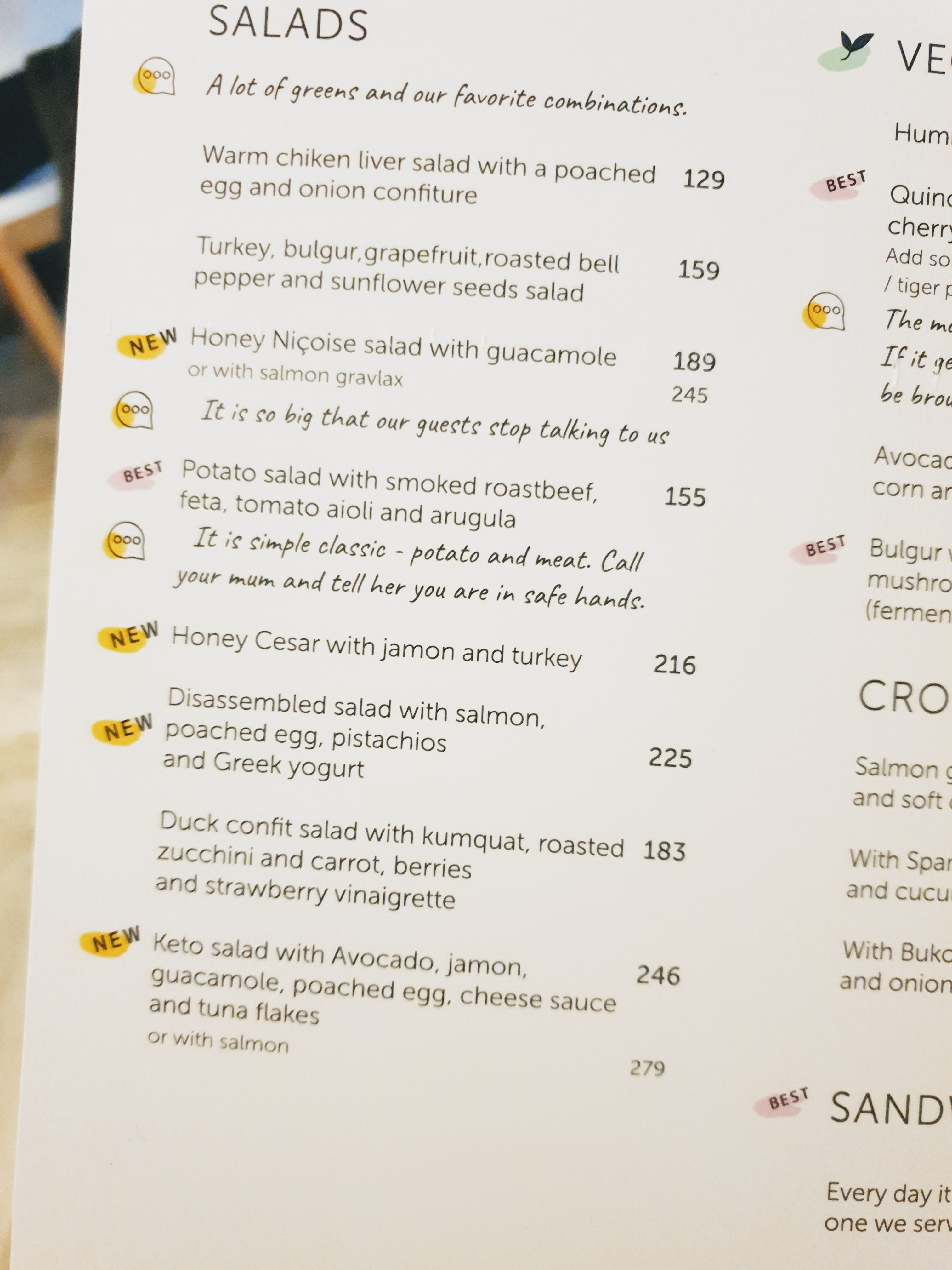 Honey menu 4