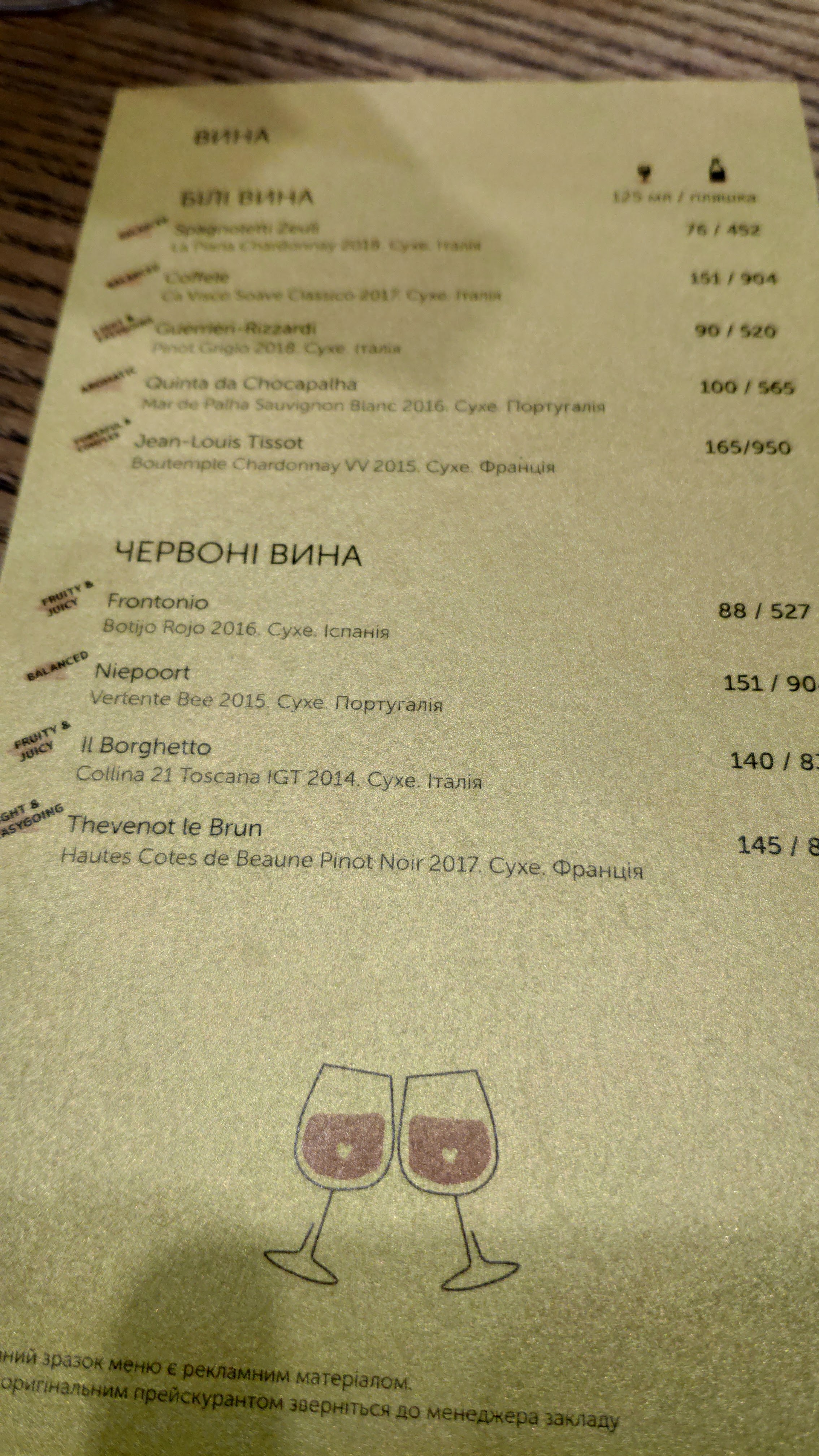 Honey menu 12