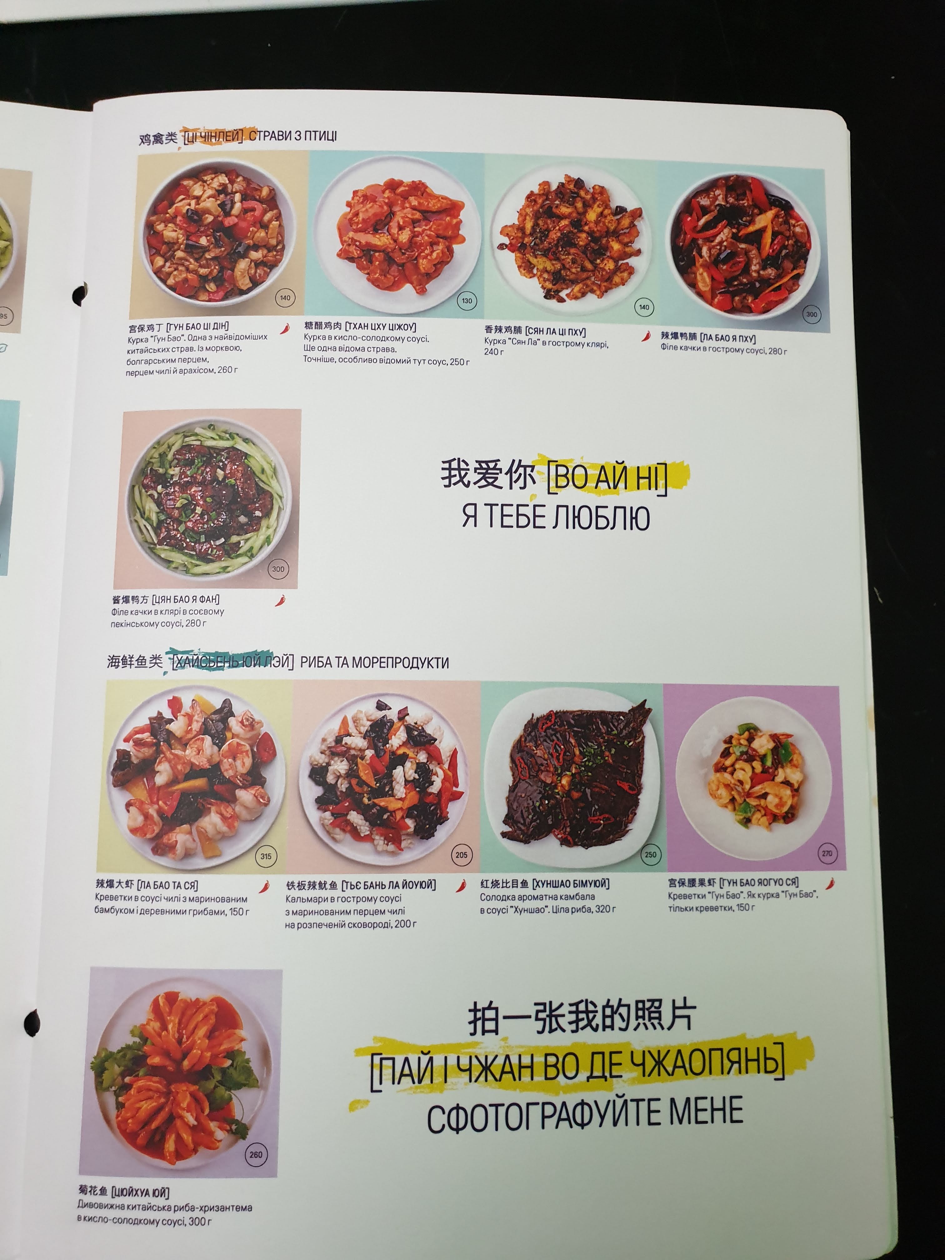 Kytaysʹkyy Pryvit menu 11