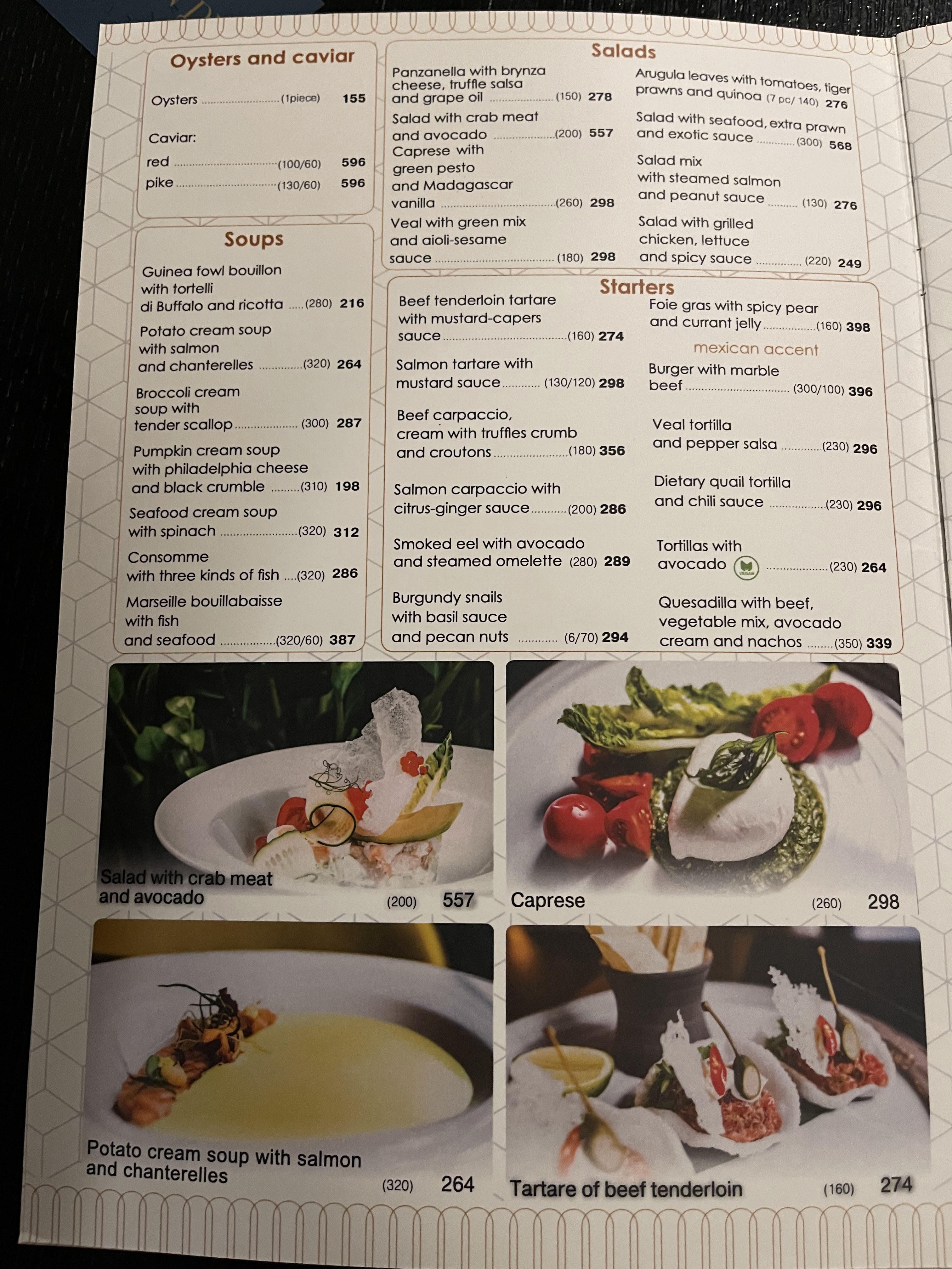 Mocco menu 2
