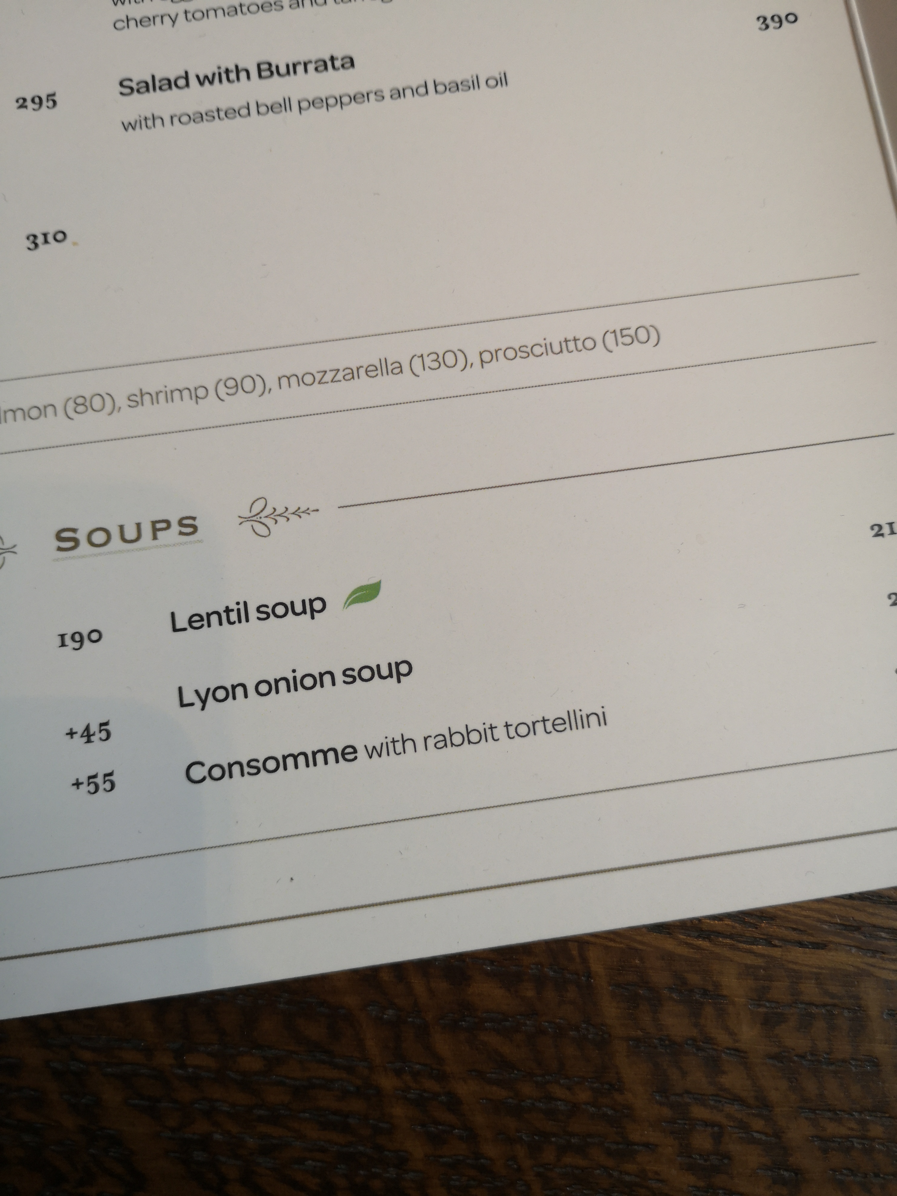 PAUL (Ярославів Вал) menu 10