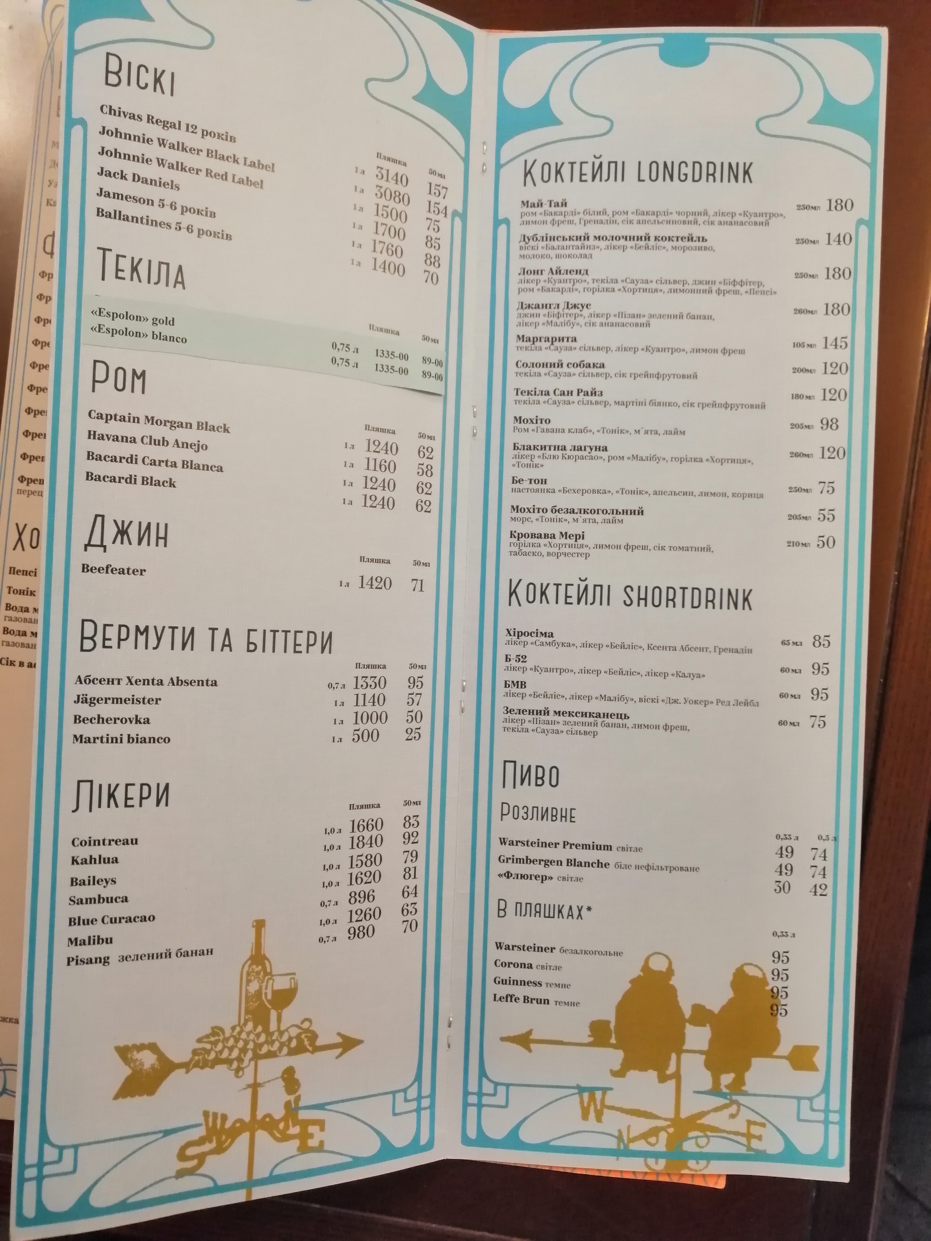 Flyuher menu 4
