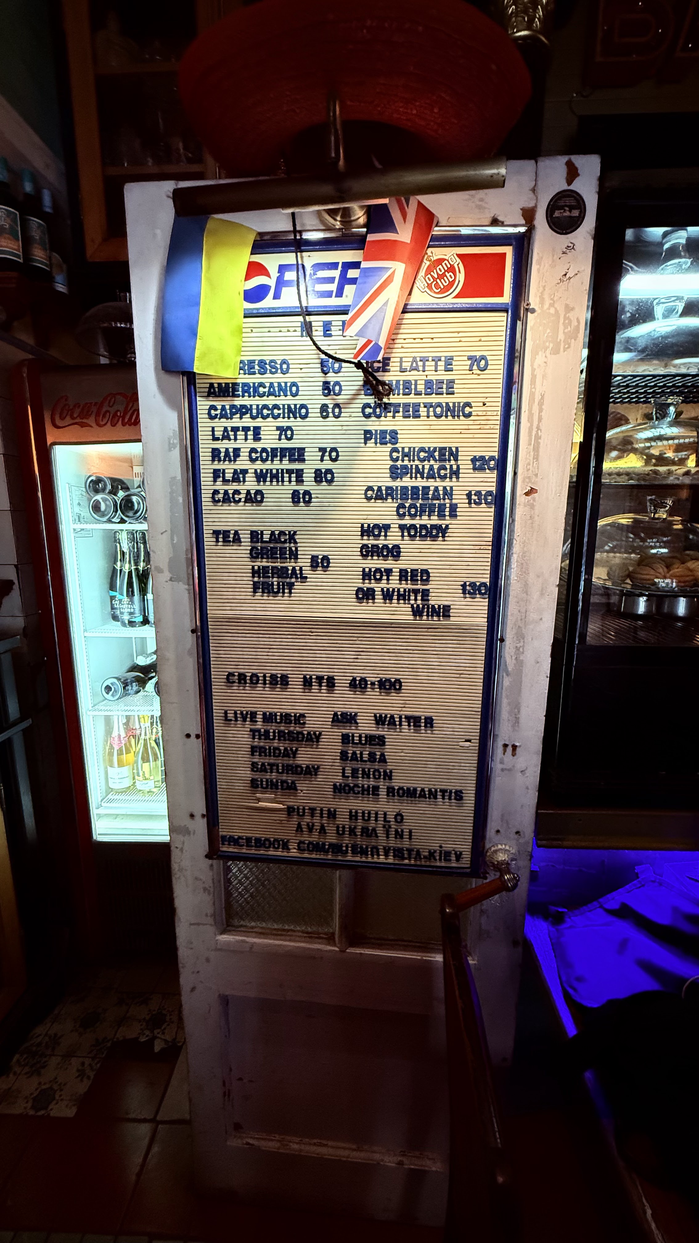 Buena Vista menu 1