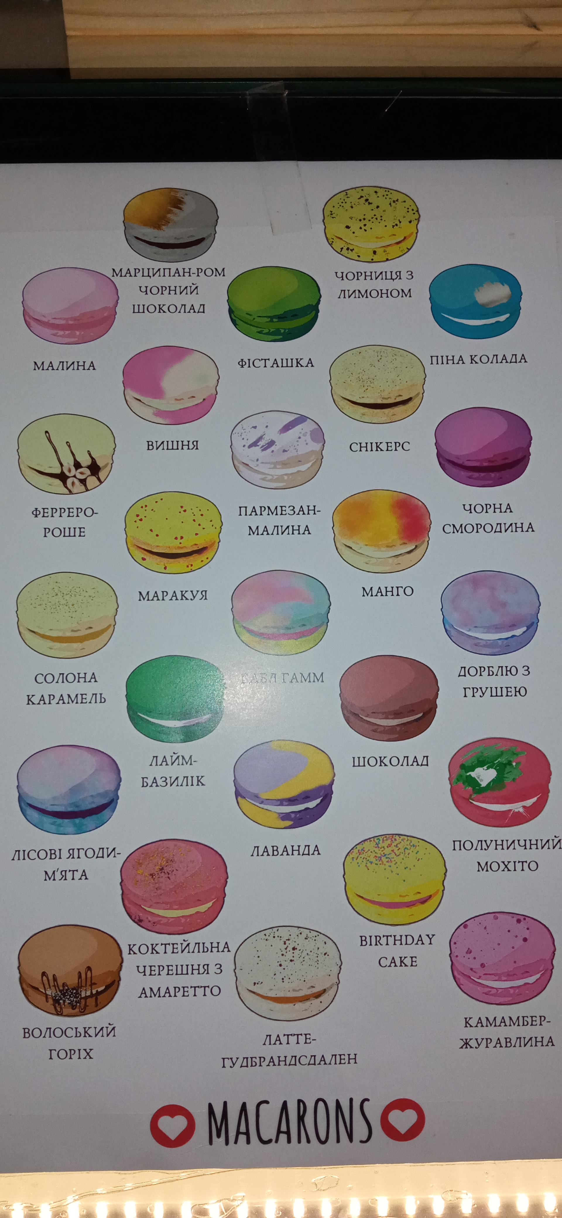 Tsi Mlyntsi Darnytsya menu 6