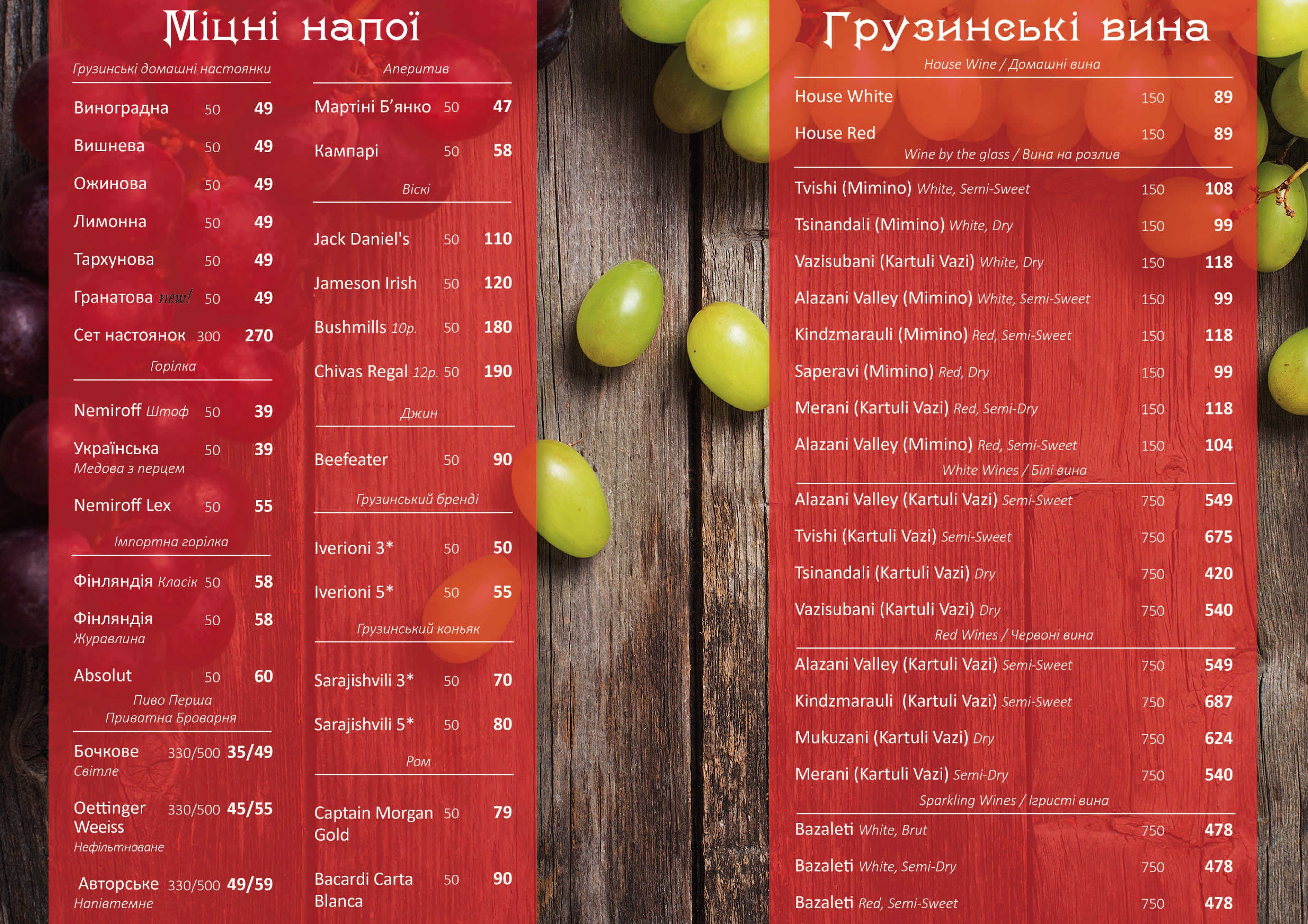 Гамарджоба Генацвале-Gamardzhoba Genacvale menu 7