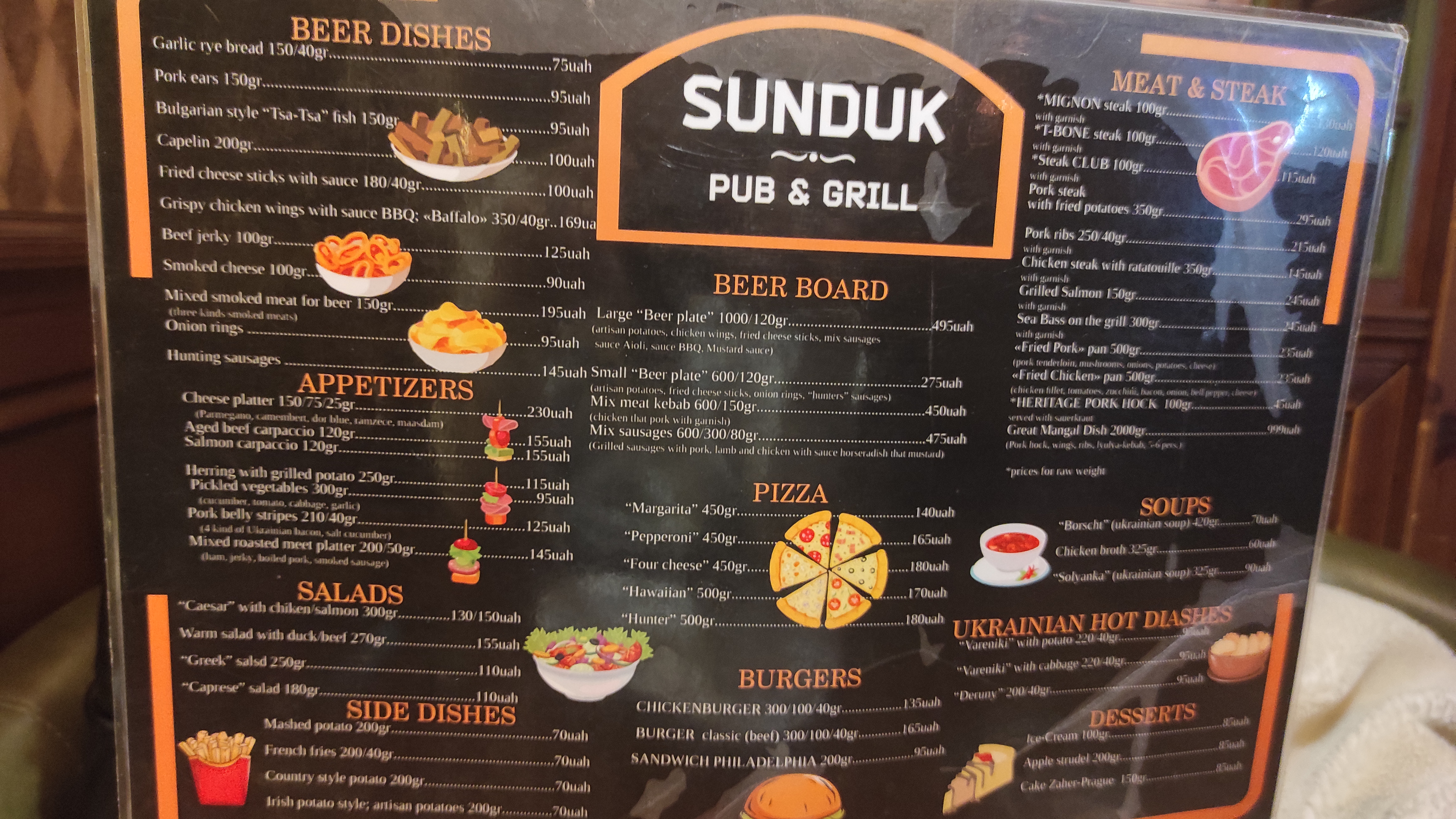 Sunduk menu 7