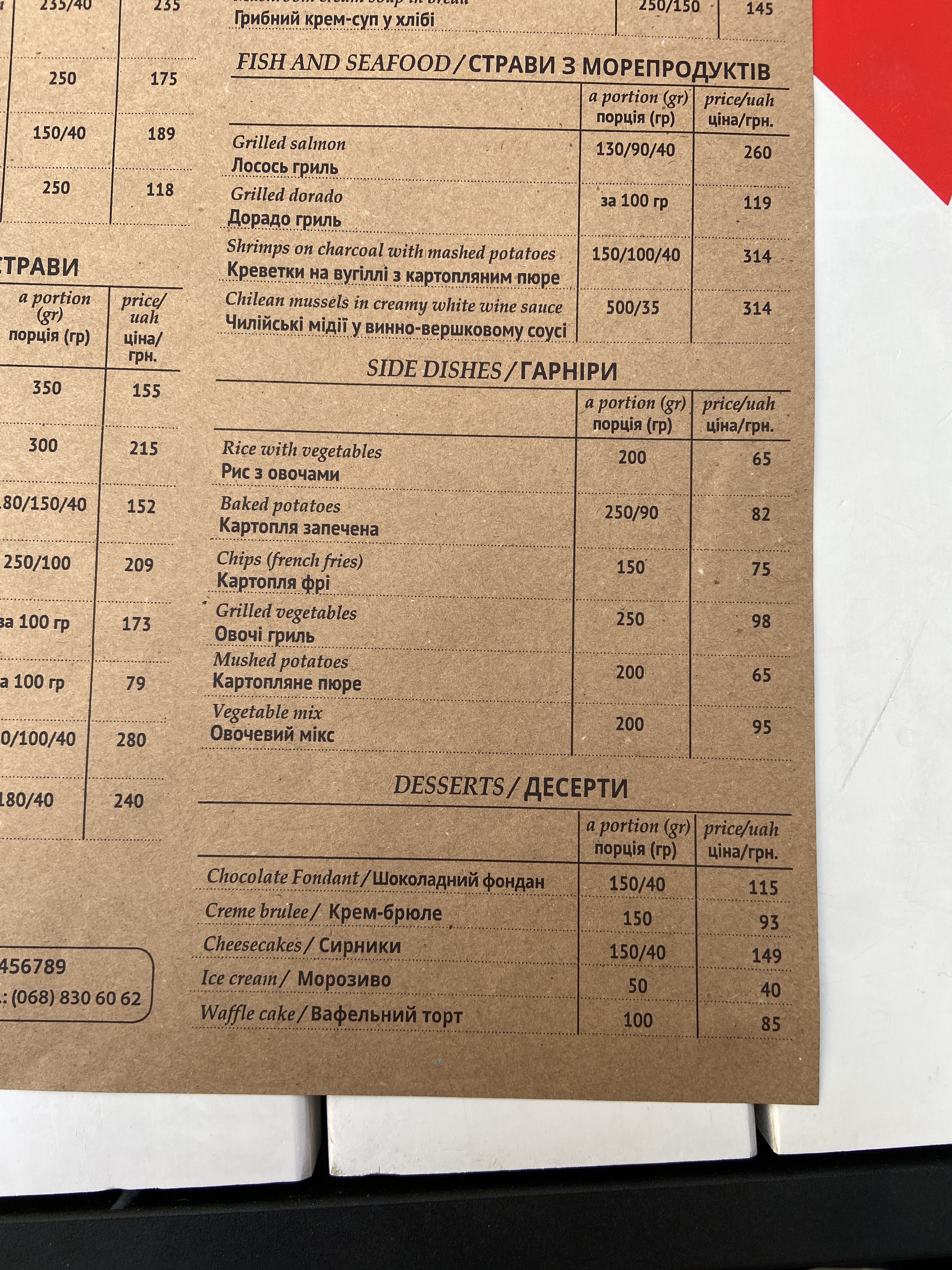 Кальвадос menu 5