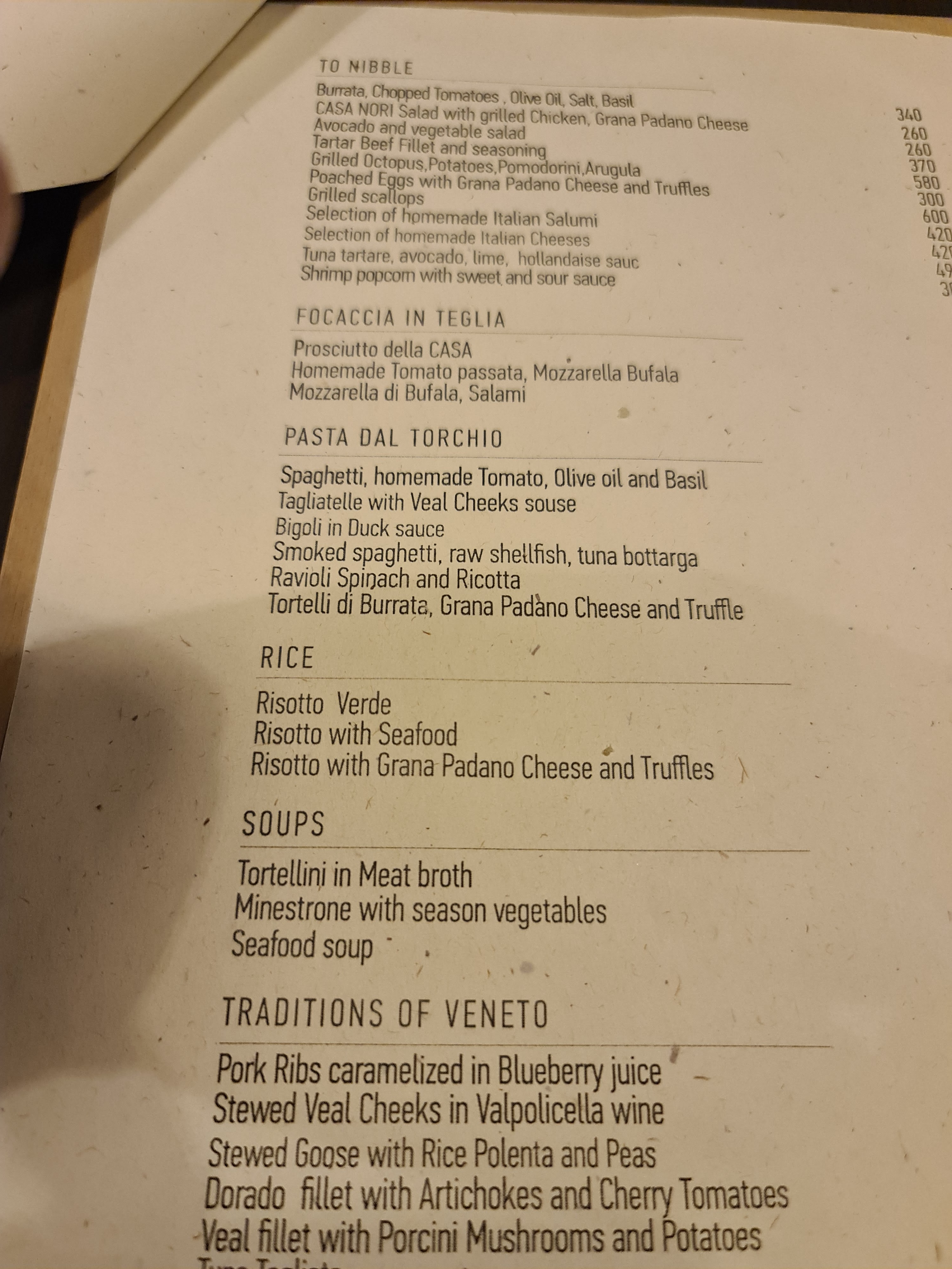 Casa Nori menu 6