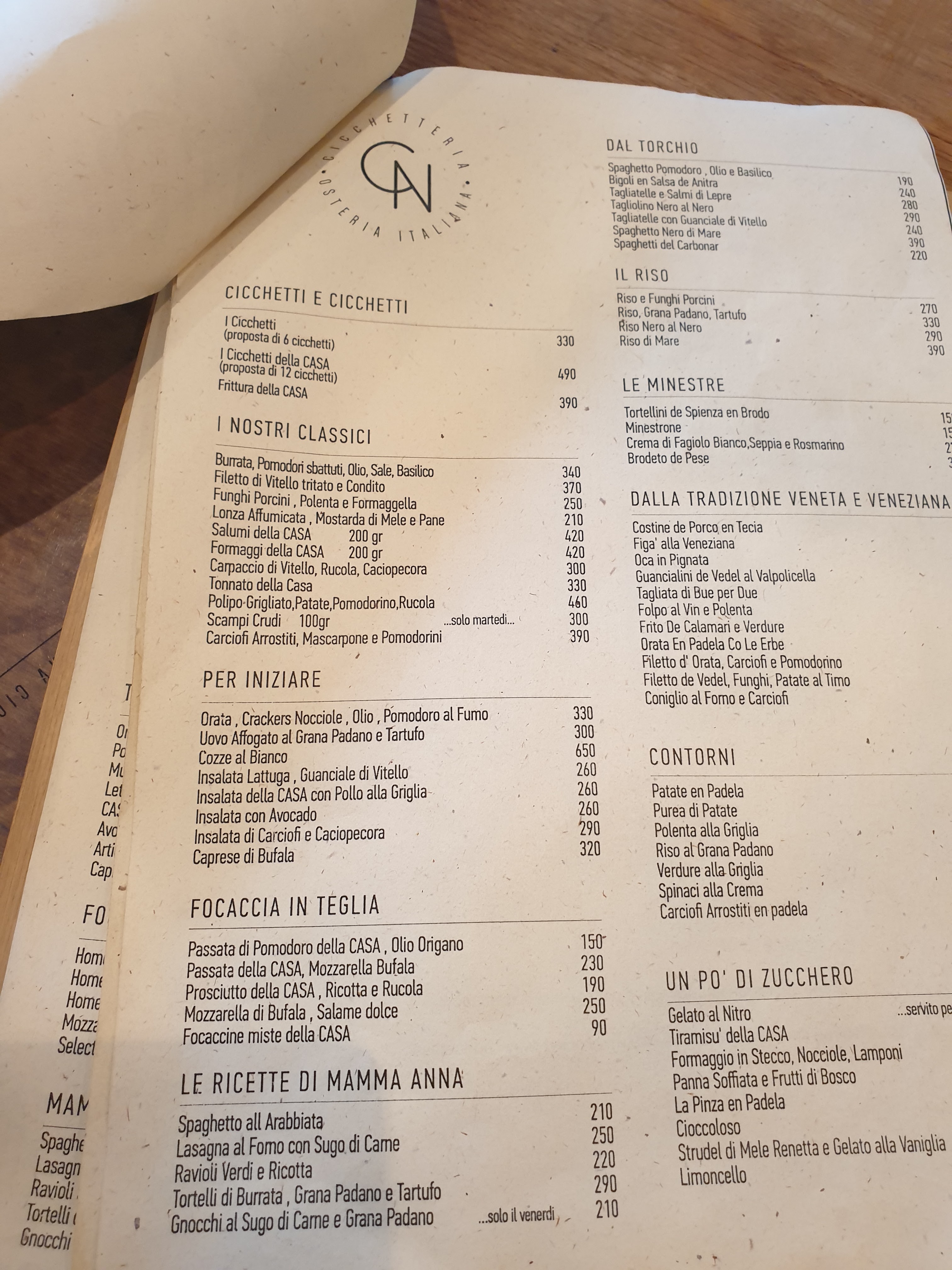 Casa Nori menu 11
