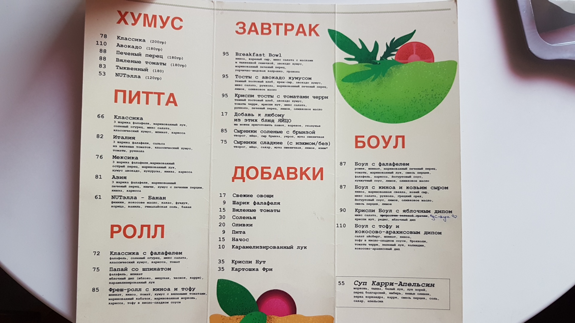 Hum:Hum menu 3