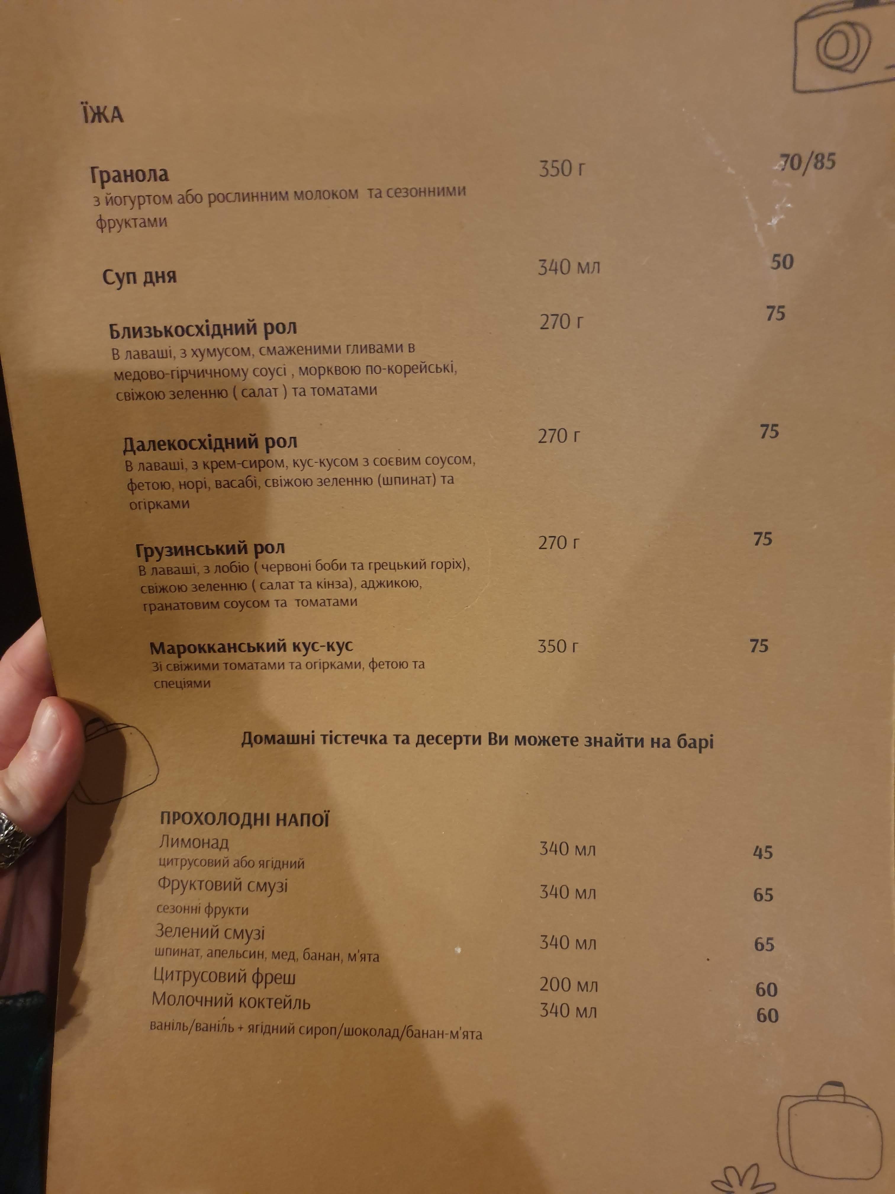 Vagabond Cafe And Vintage Corner menu 2