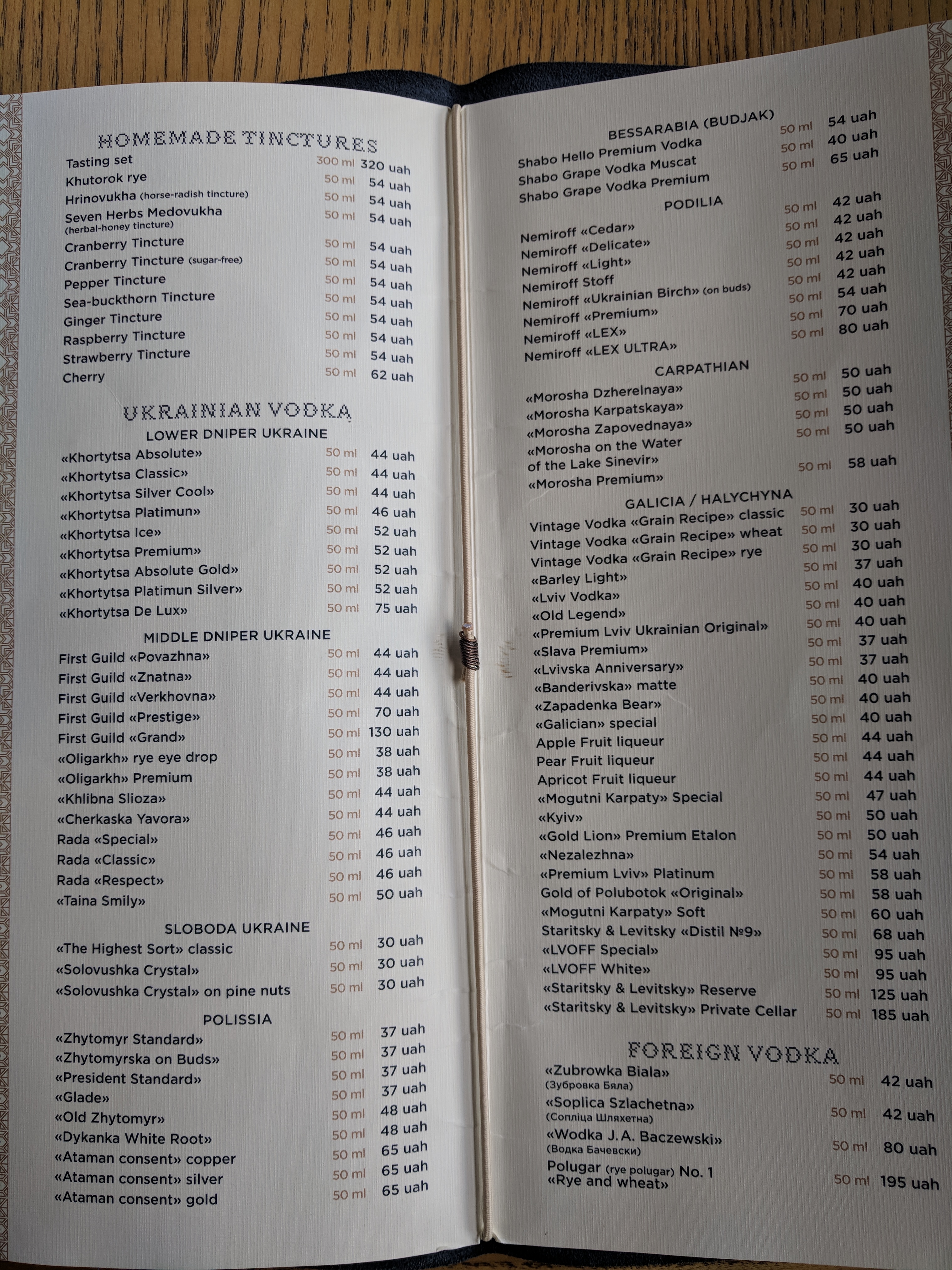 Hutorets na Dnipri menu 12