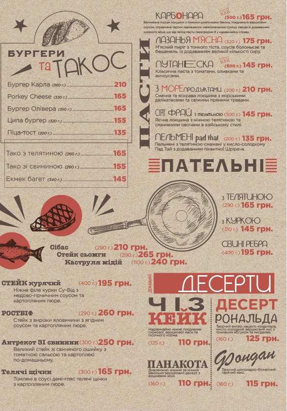 UK CAFE menu 2