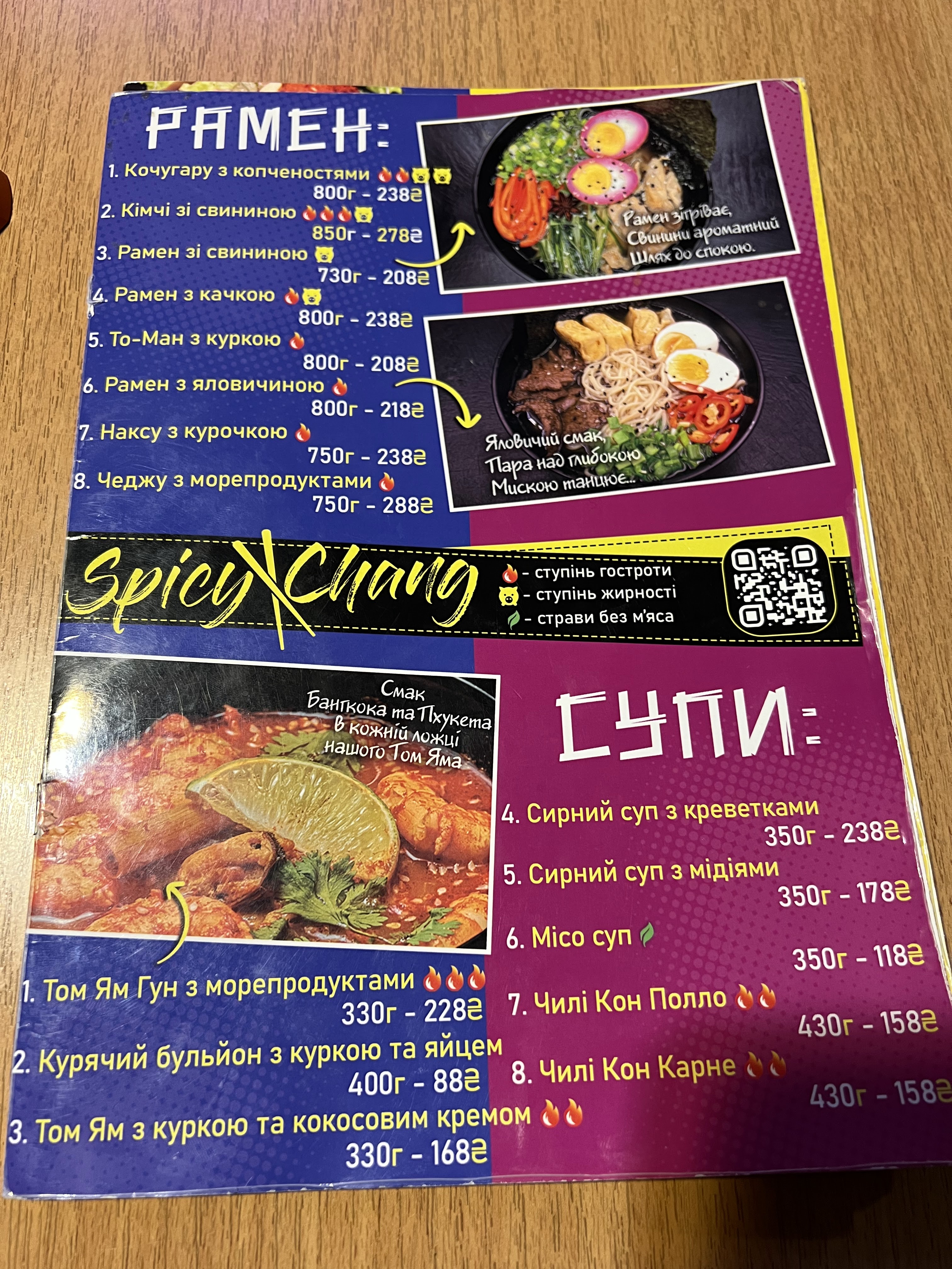 SPICY CHANG menu 12