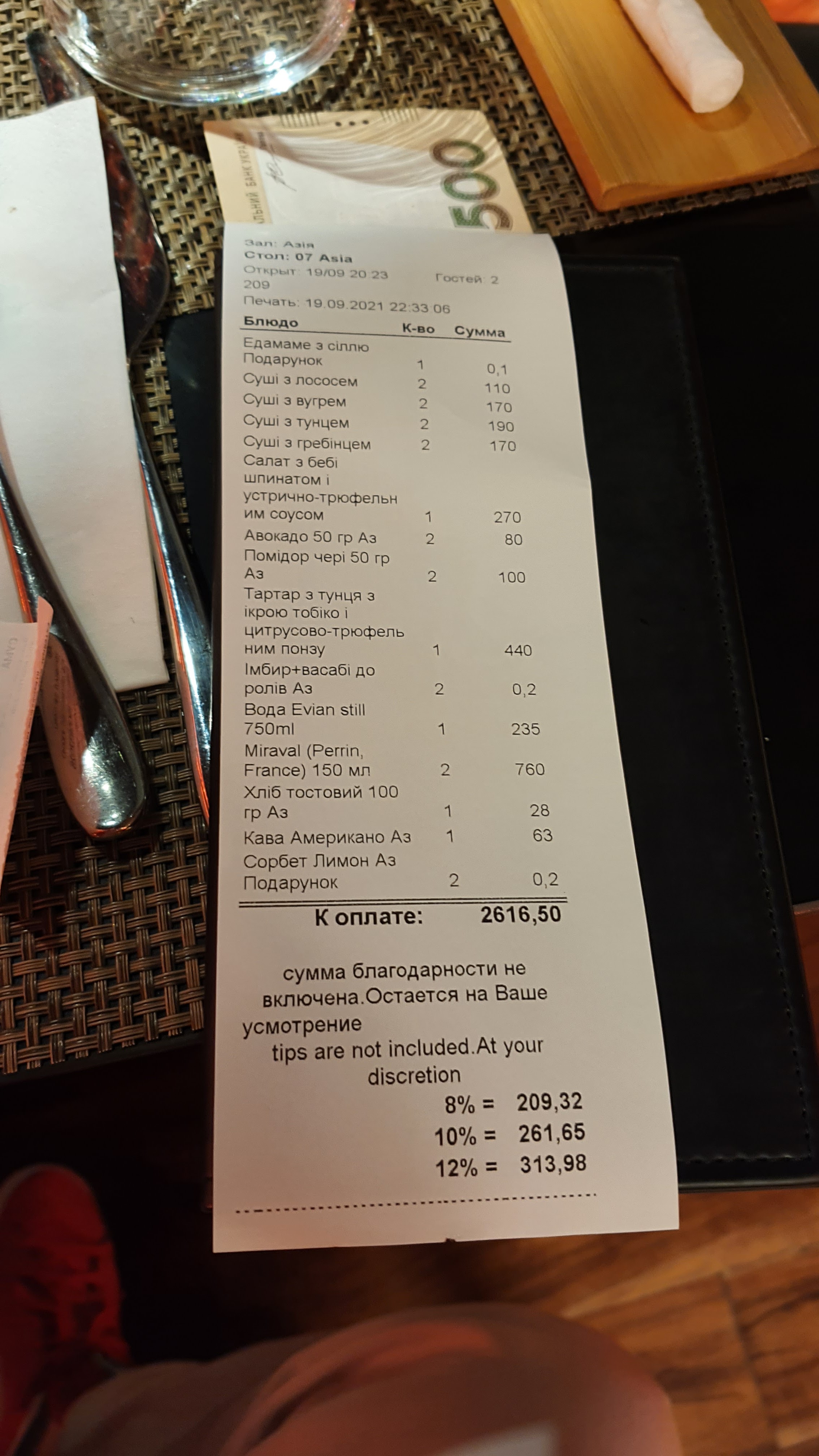 Feniks menu 6