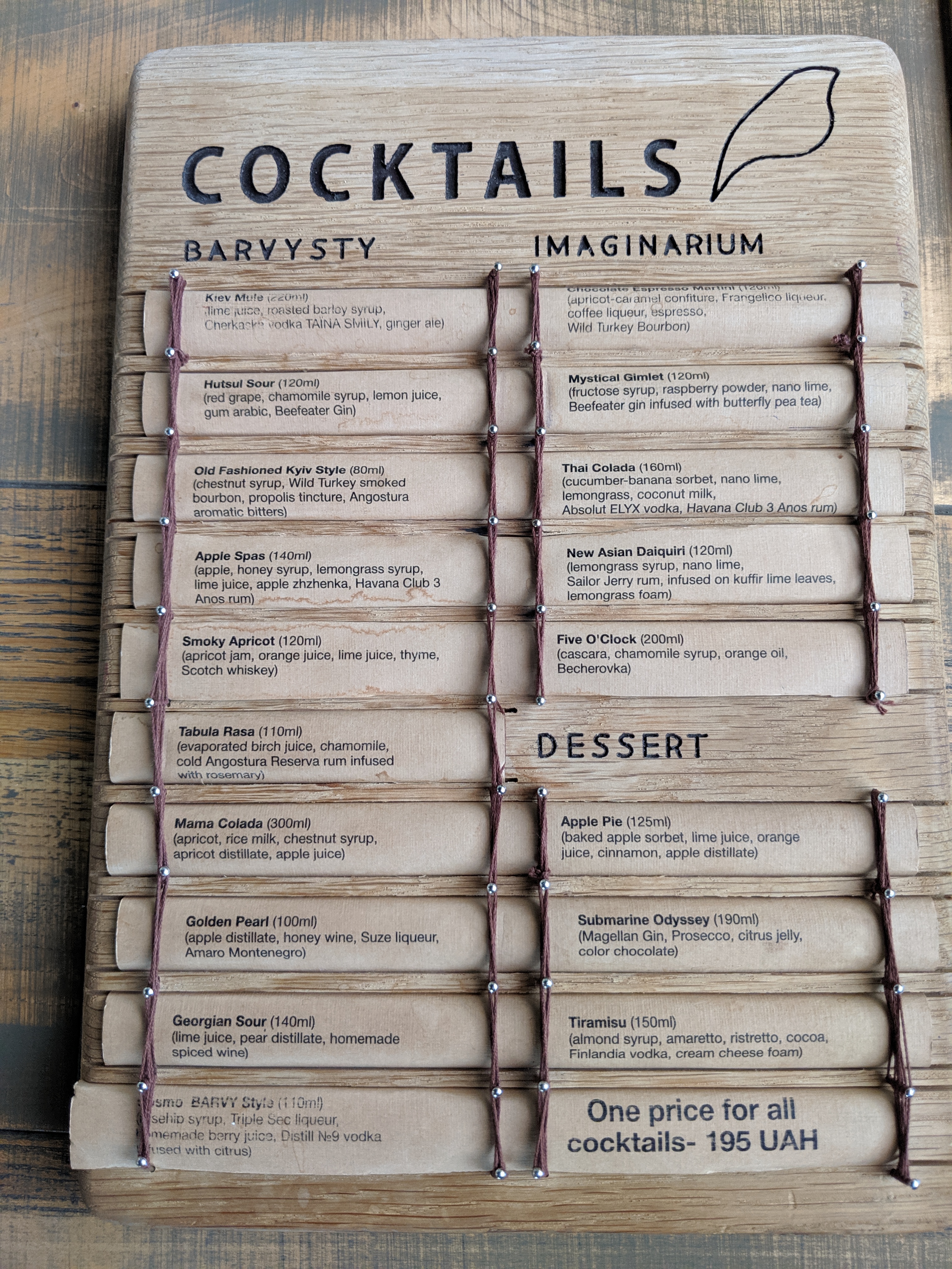BARVY menu 7