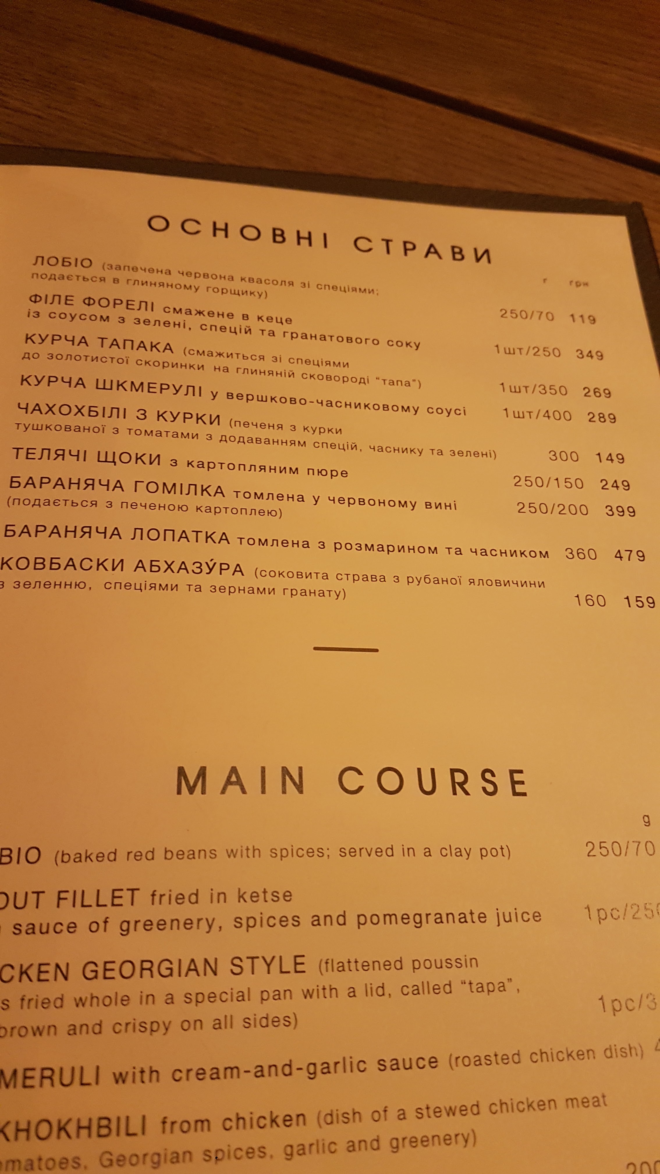 Shoti Restaurant menu 10