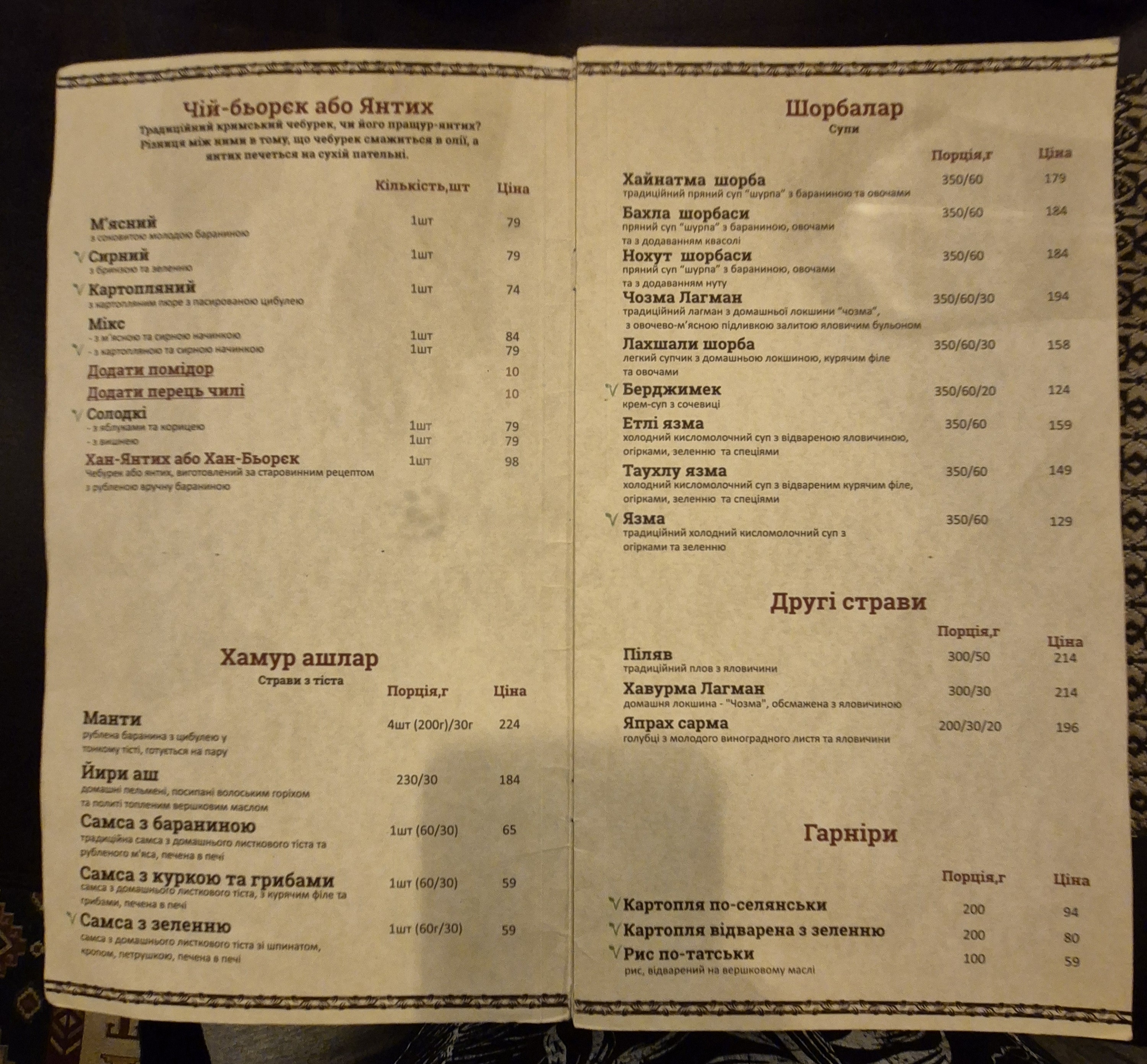 Sofra Restaurant menu 6
