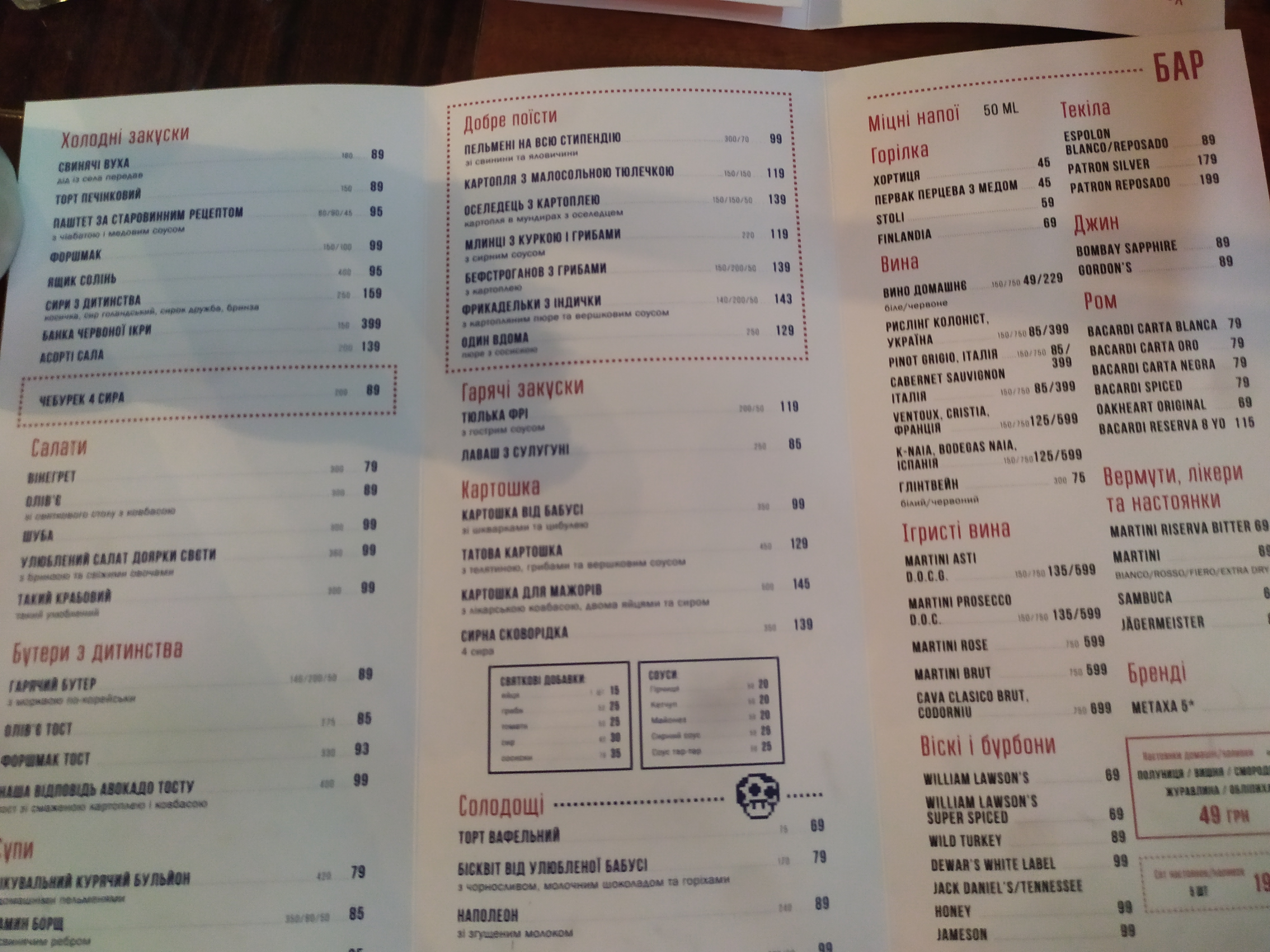 Molodist menu 10