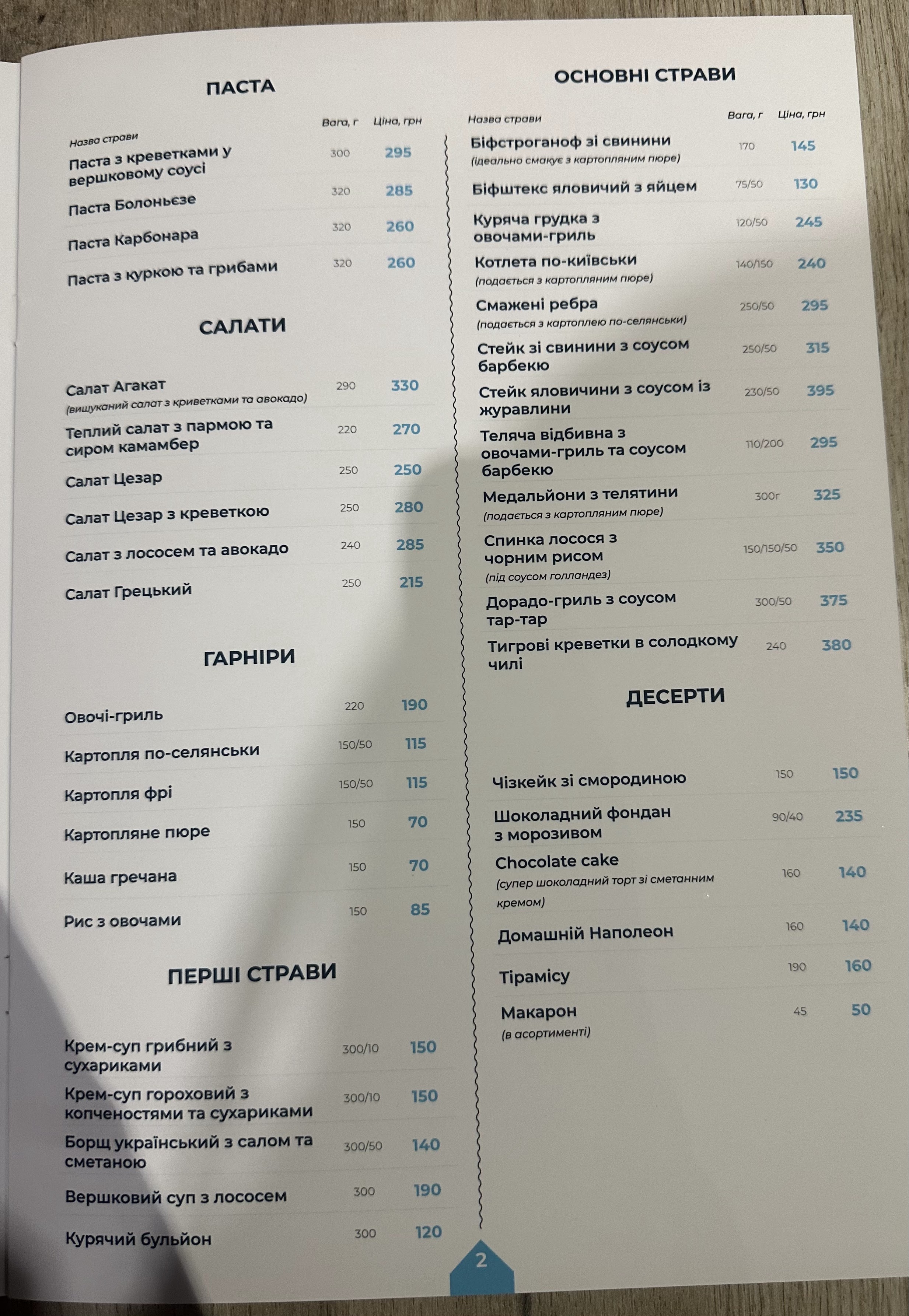 7 CAFE-BAR menu 3