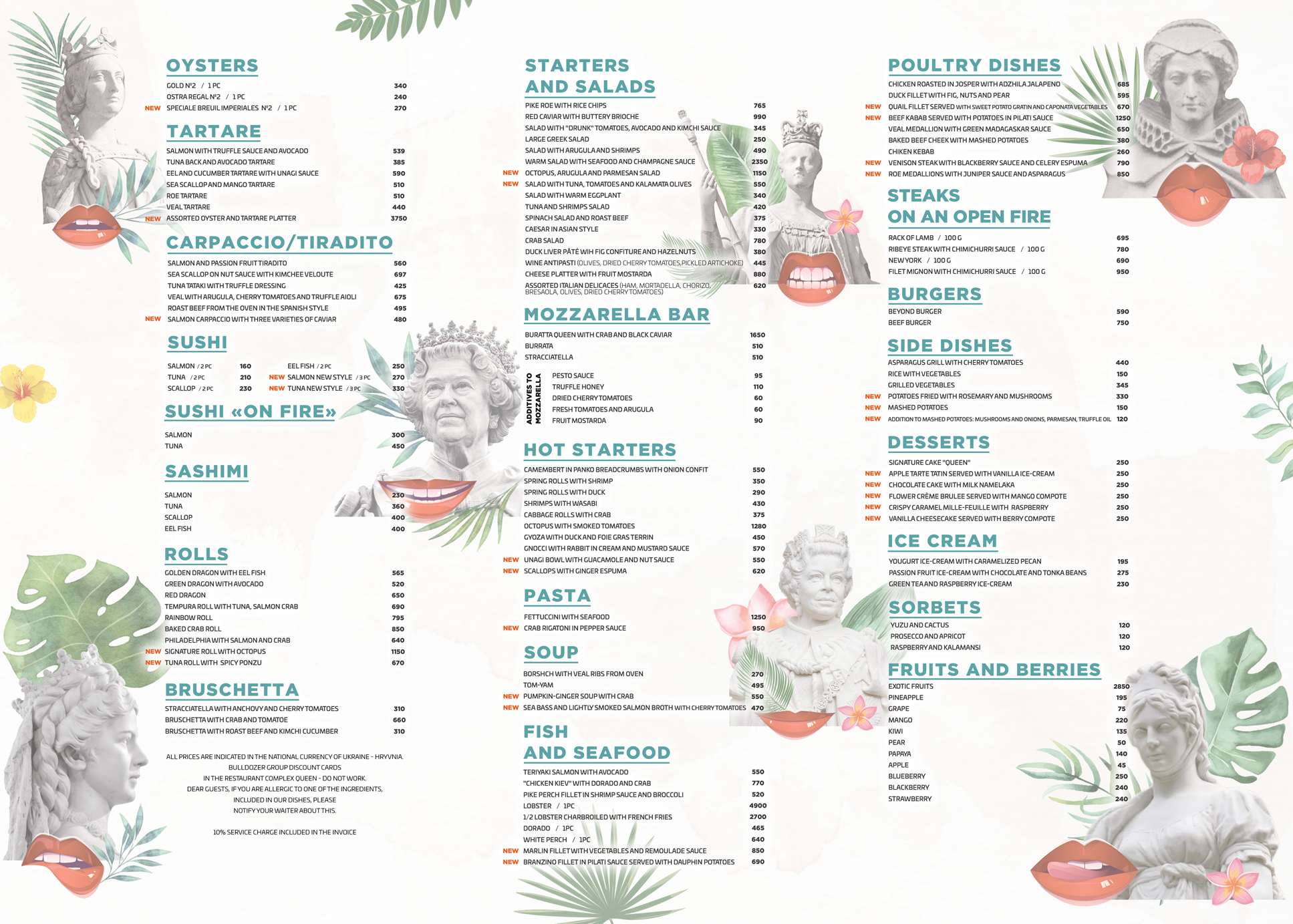 Queen Kyiv menu 2