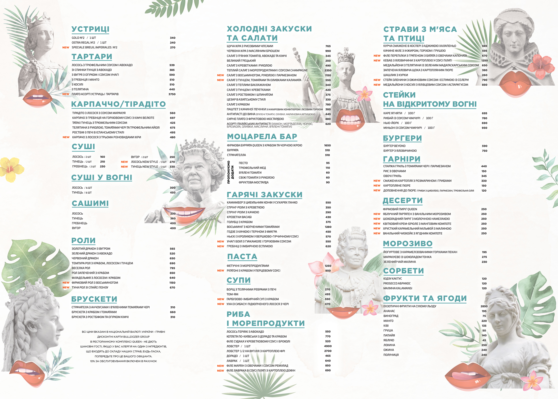 Queen Kyiv menu 3