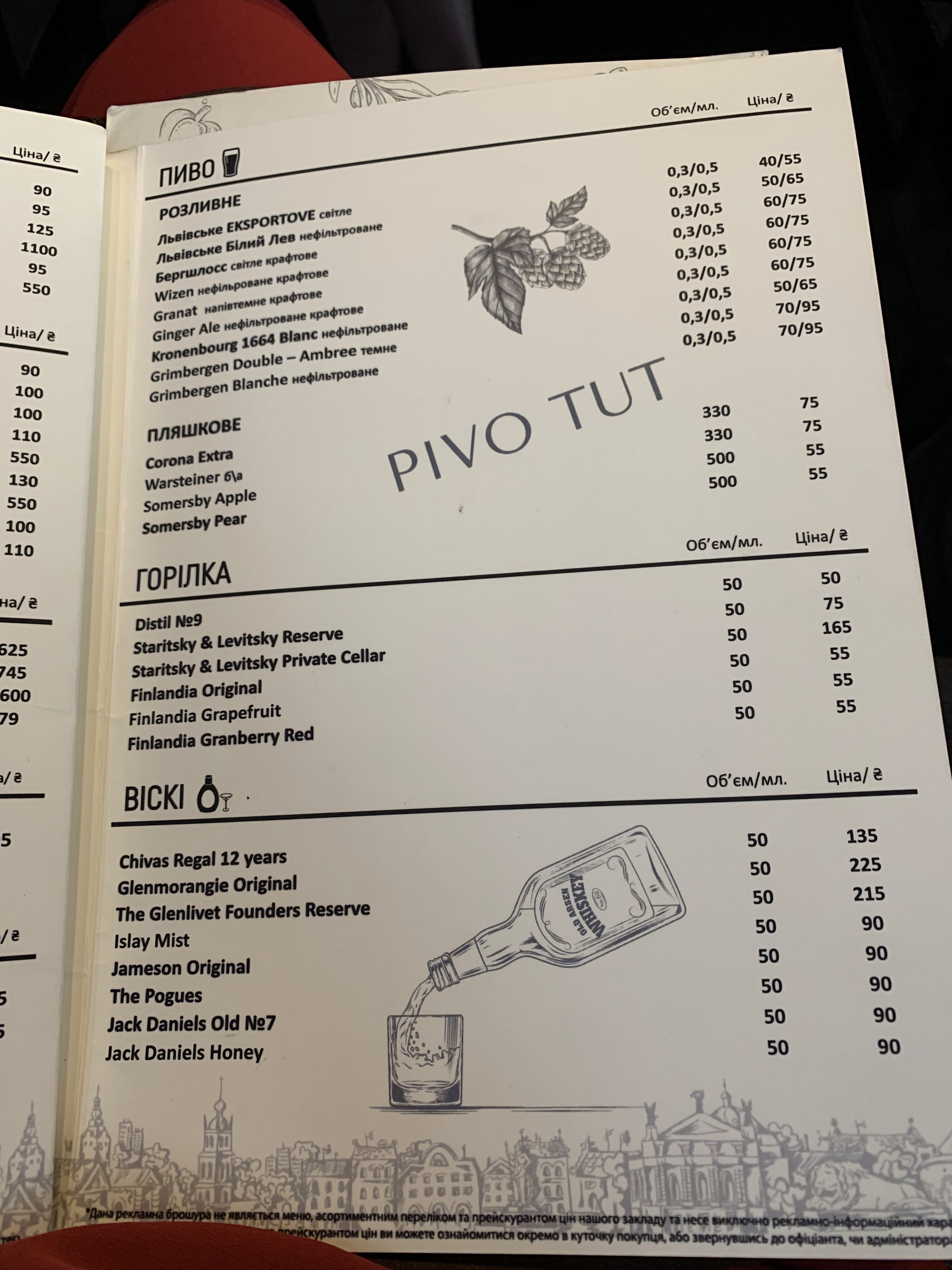Lʹvivsʹka Rebernya menu 7