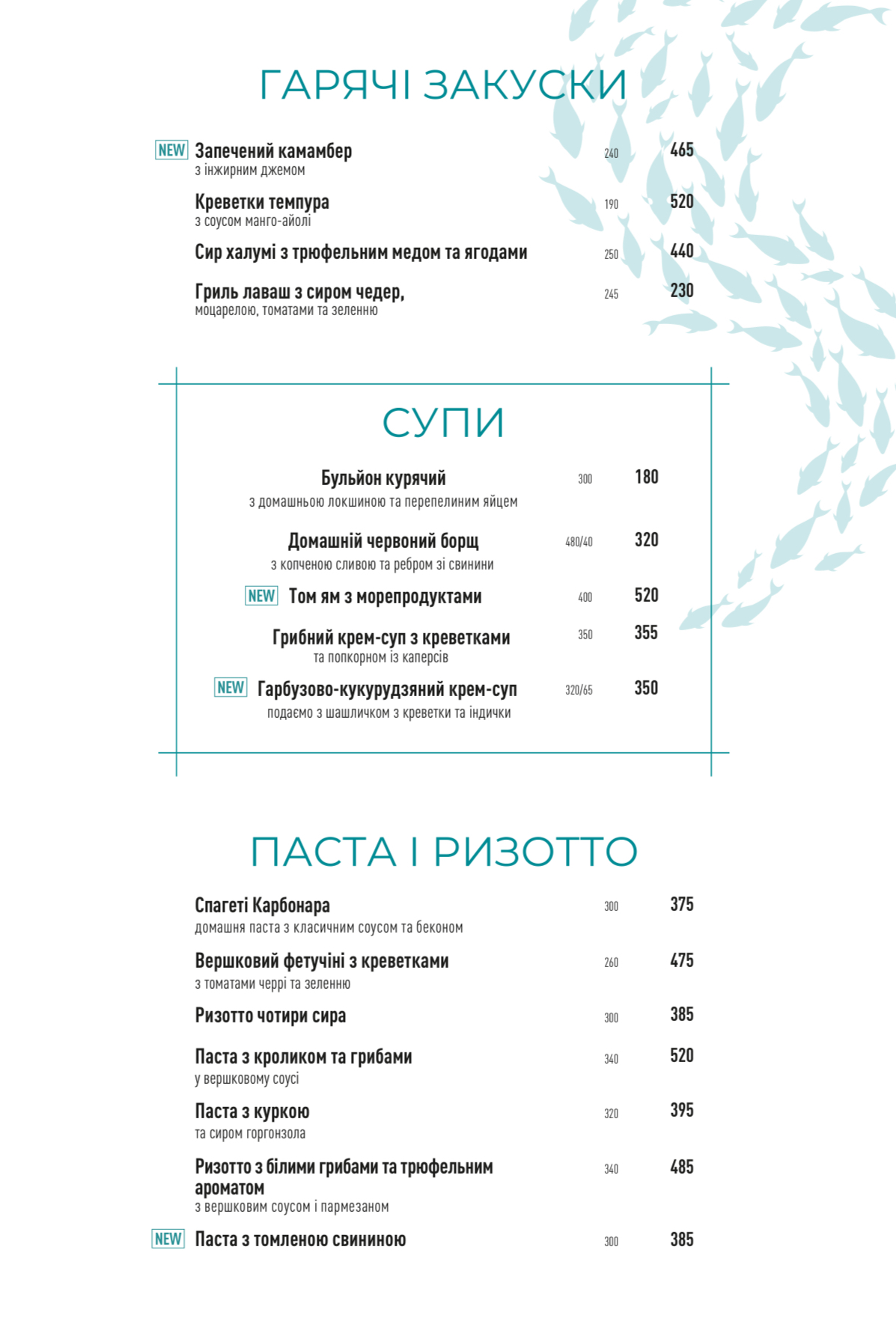River Grill menu 8