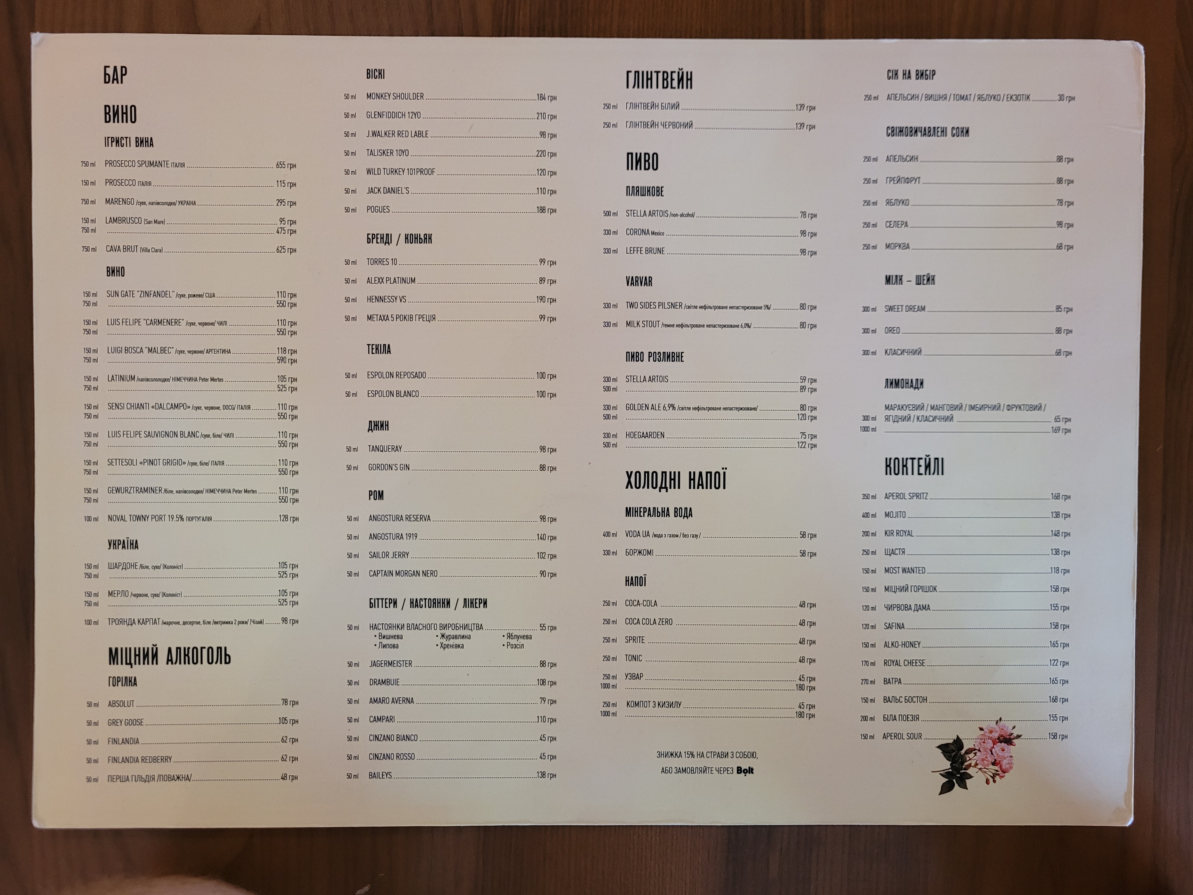 Щастя на Русанівці menu 4