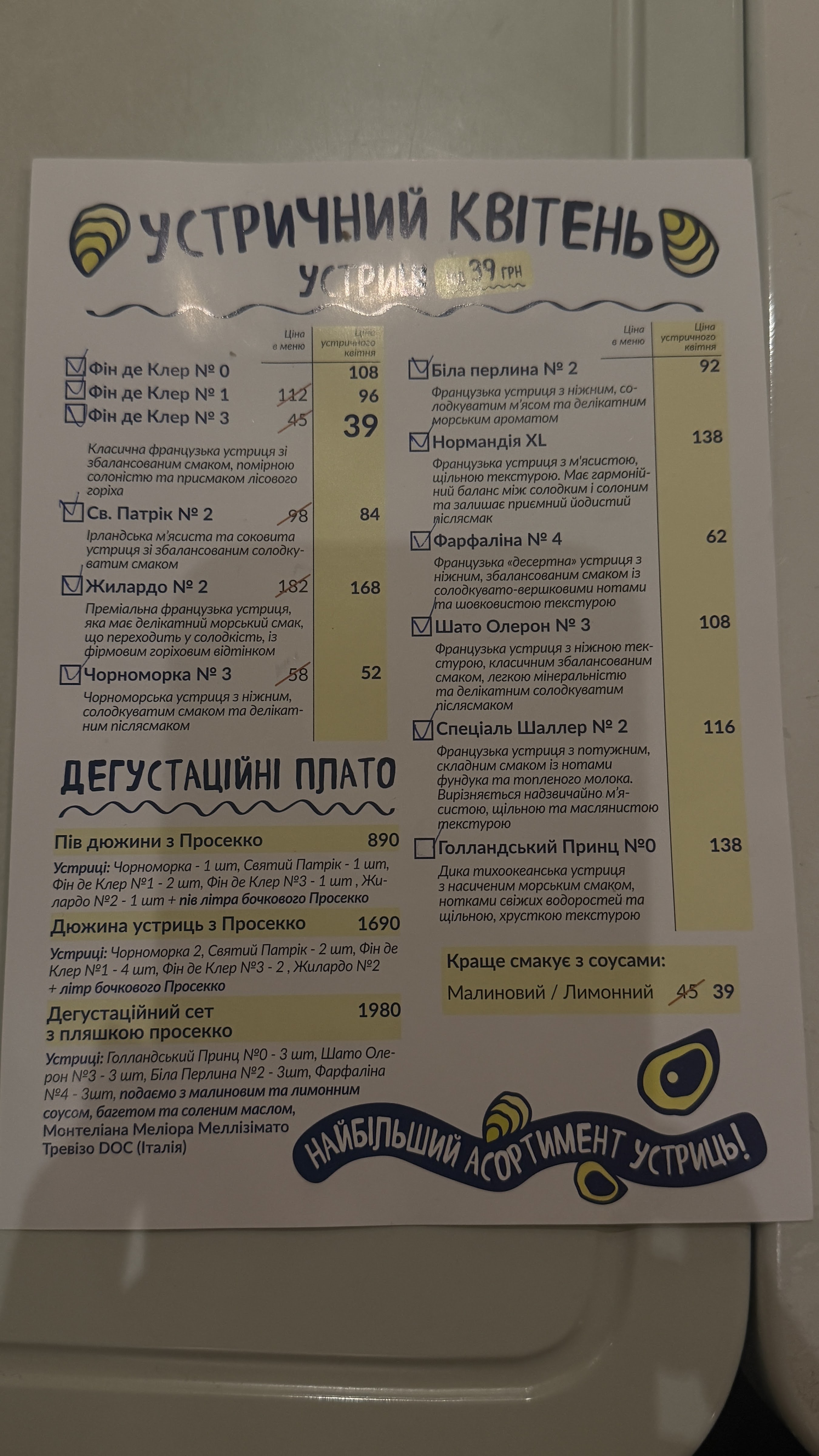 Чорноморка на Русанівці menu 6