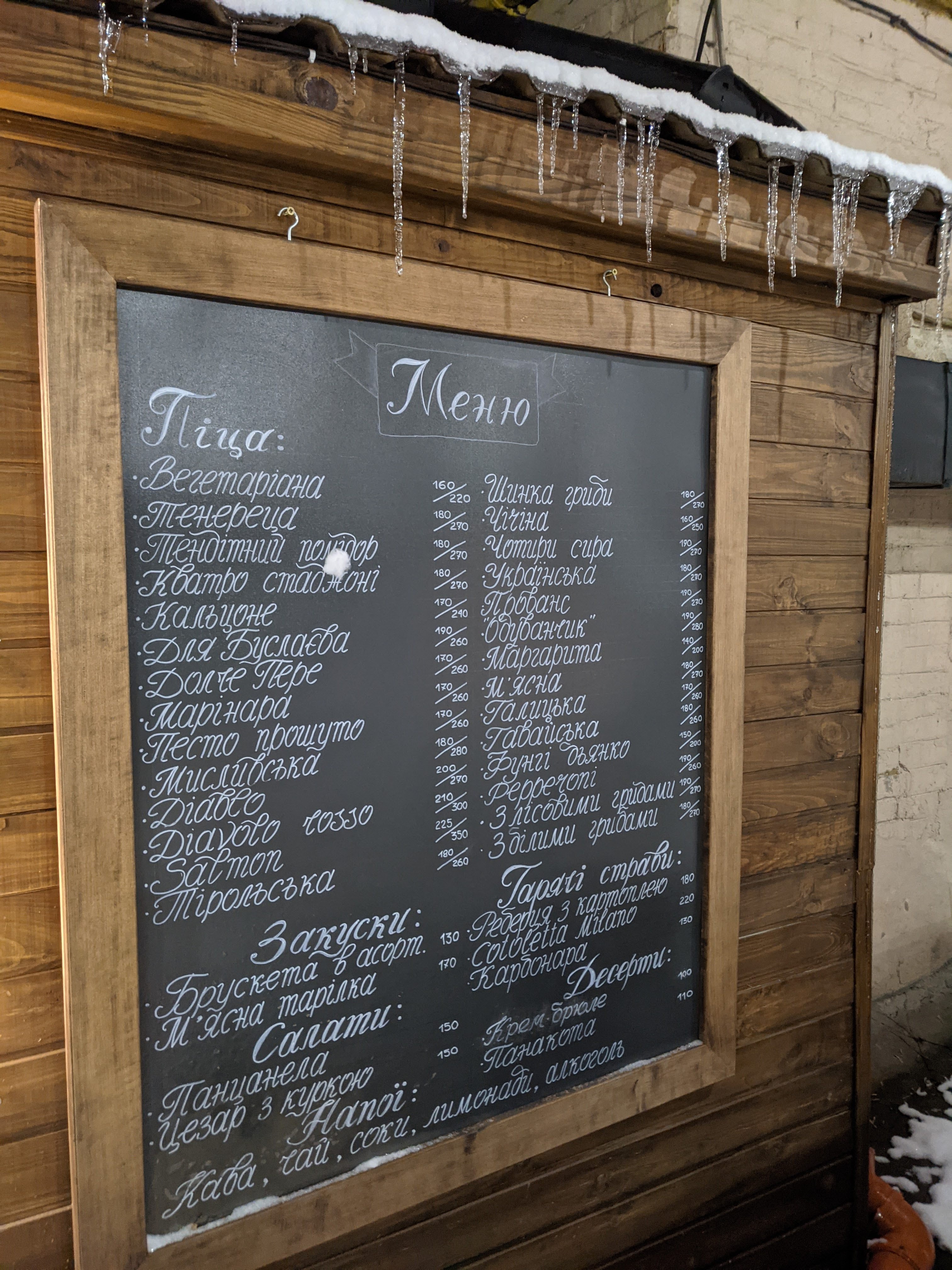 Veterano Pizza menu 6