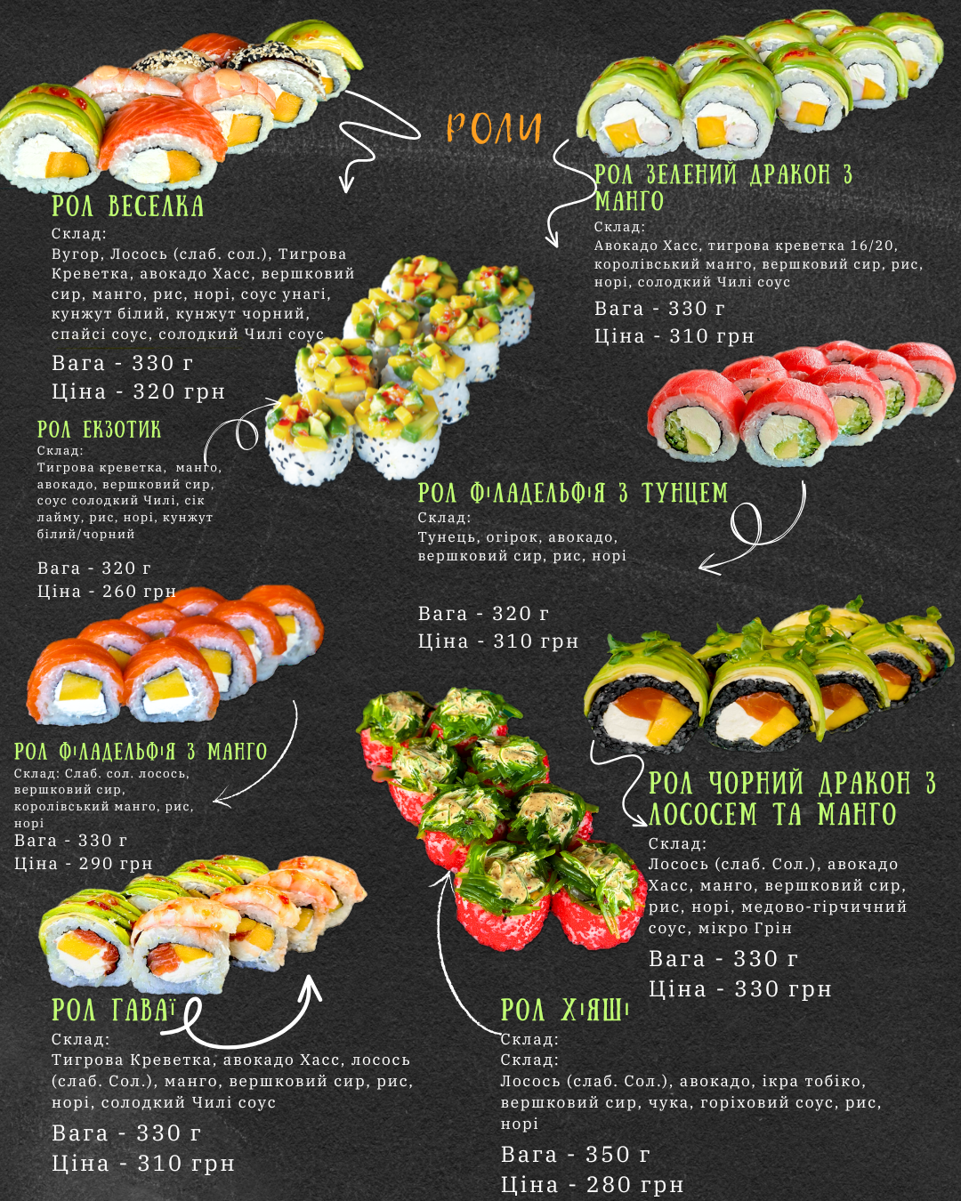 Cover Sushi menu 5