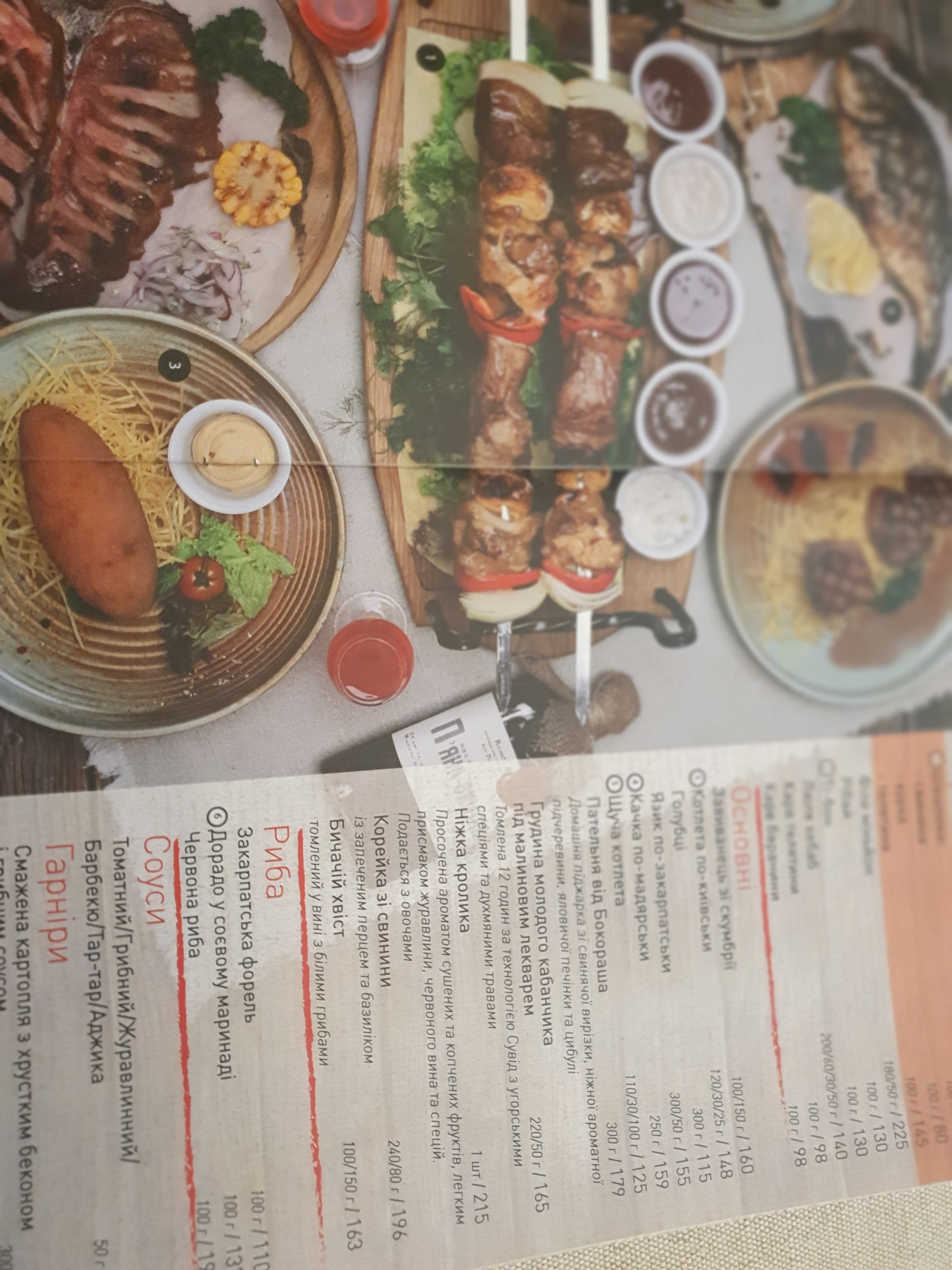 Kolyba House menu 9