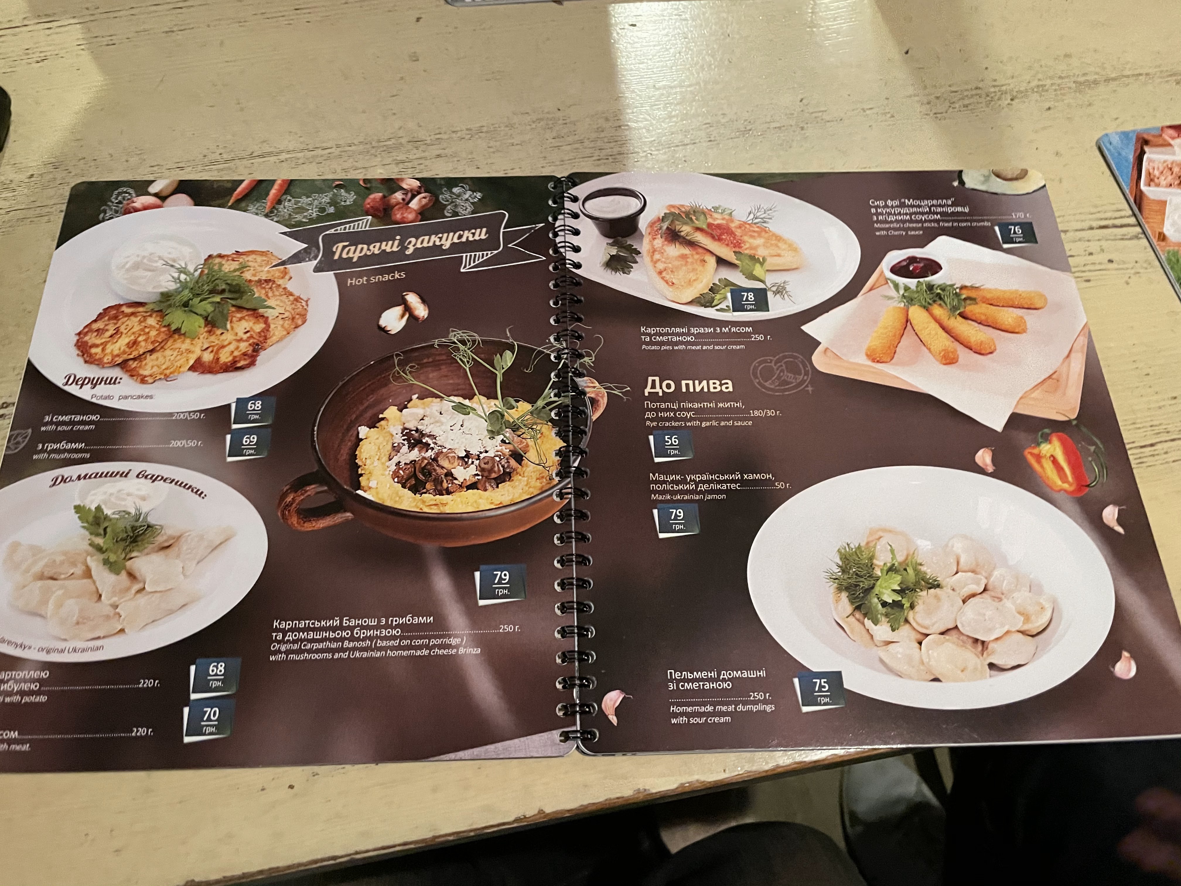 Borshch Kafe menu 6