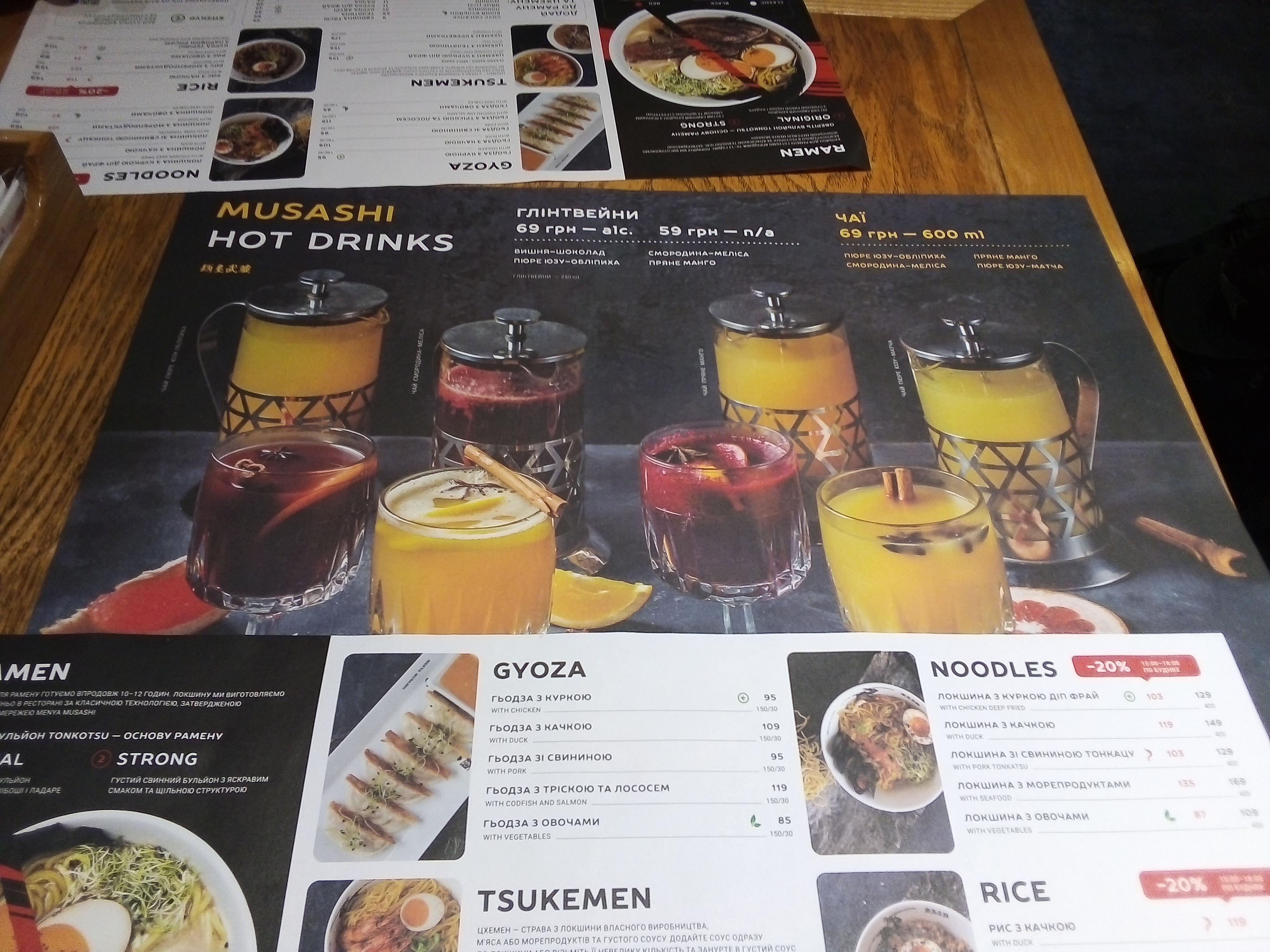Menya Musashi menu 5