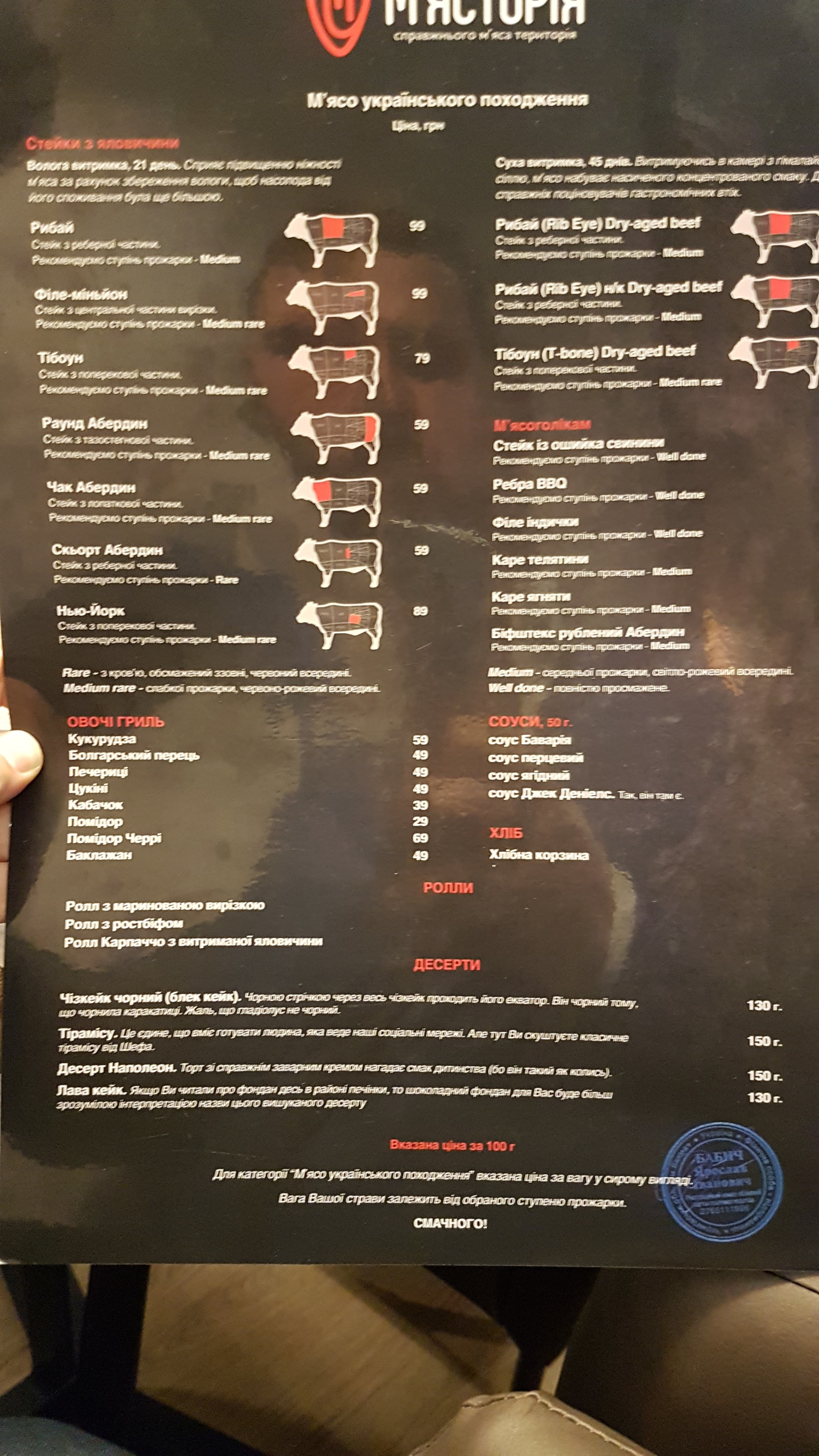 Meat shop "Myastoriya" menu 7
