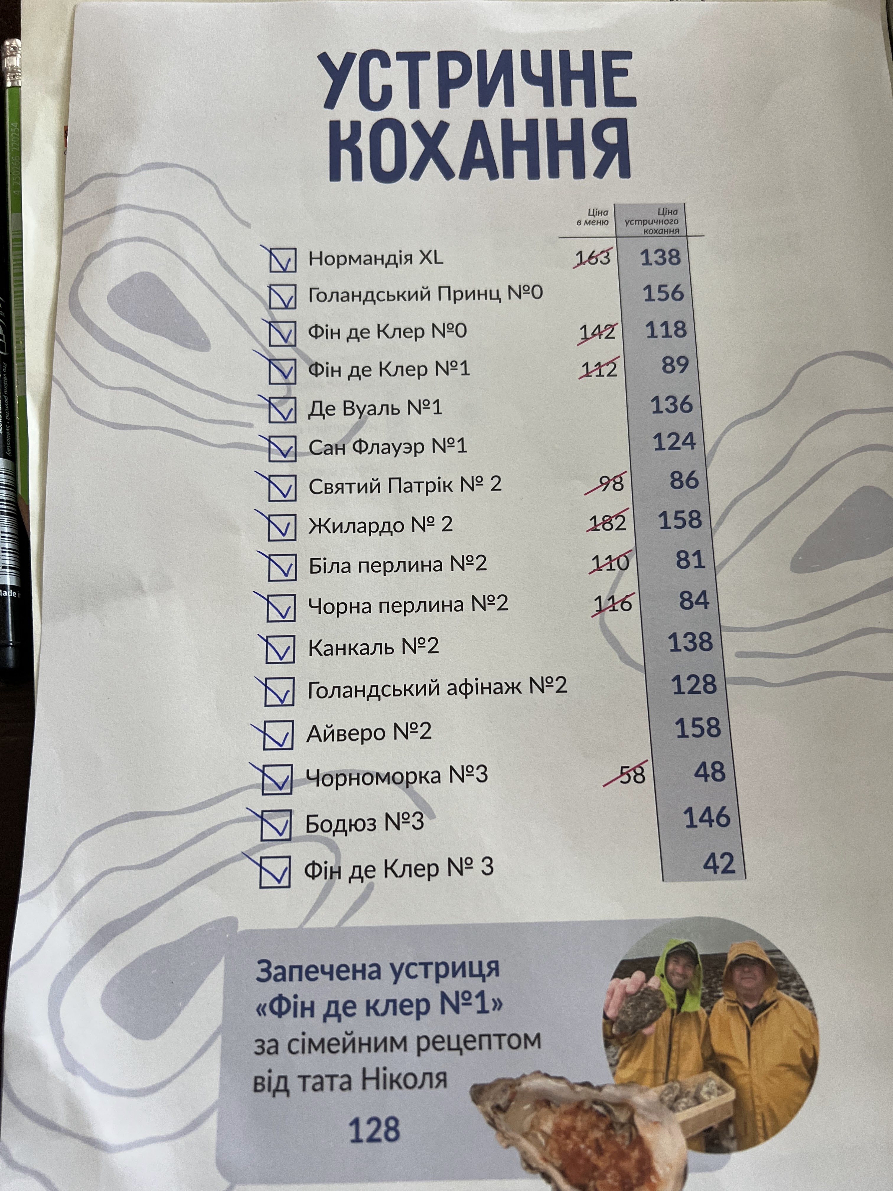 Черноморка menu 2