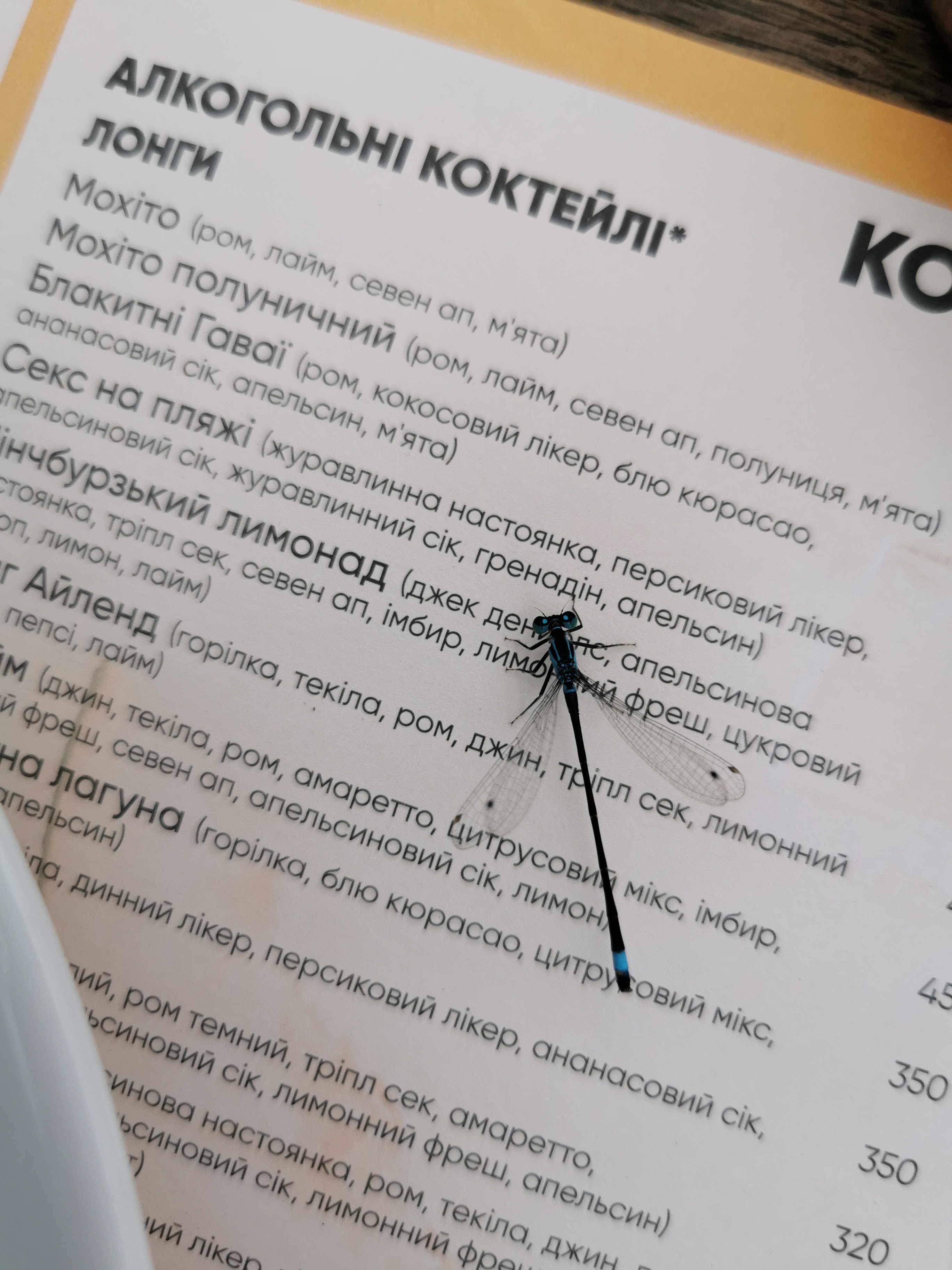 Старе місто menu 9
