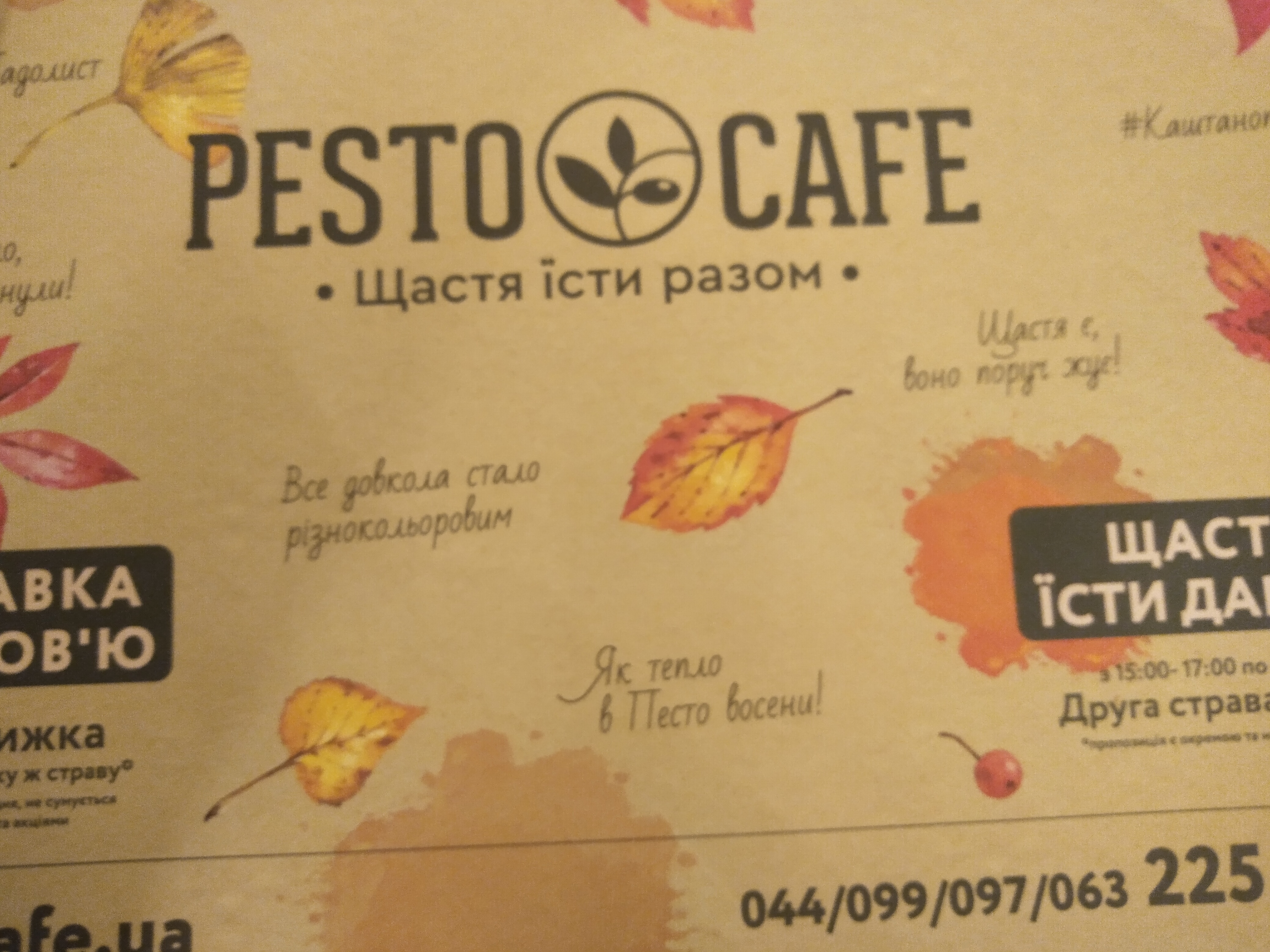 PESTO CAFE menu 12