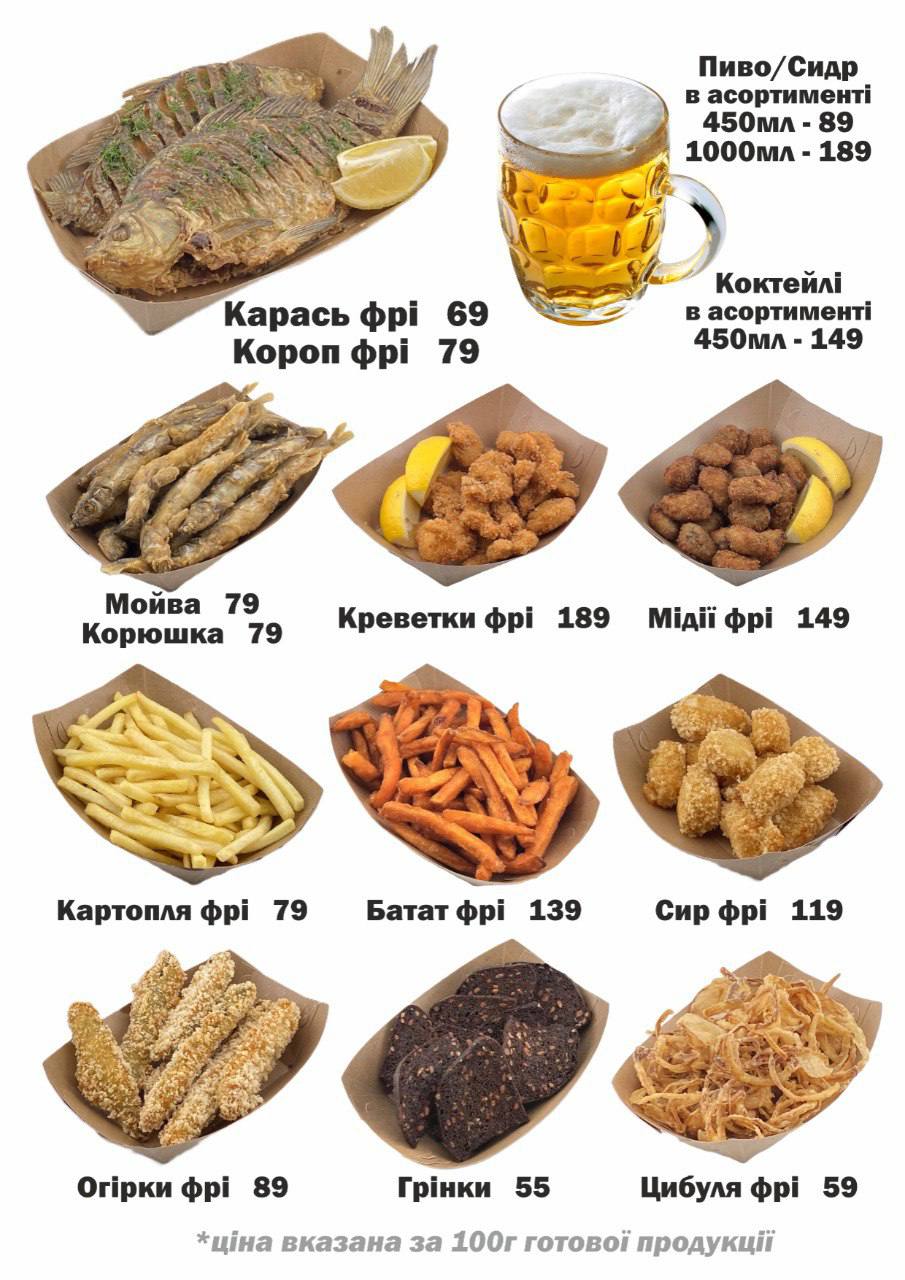 "Kyyivsʹki Karasi" Na Rudenko menu 2