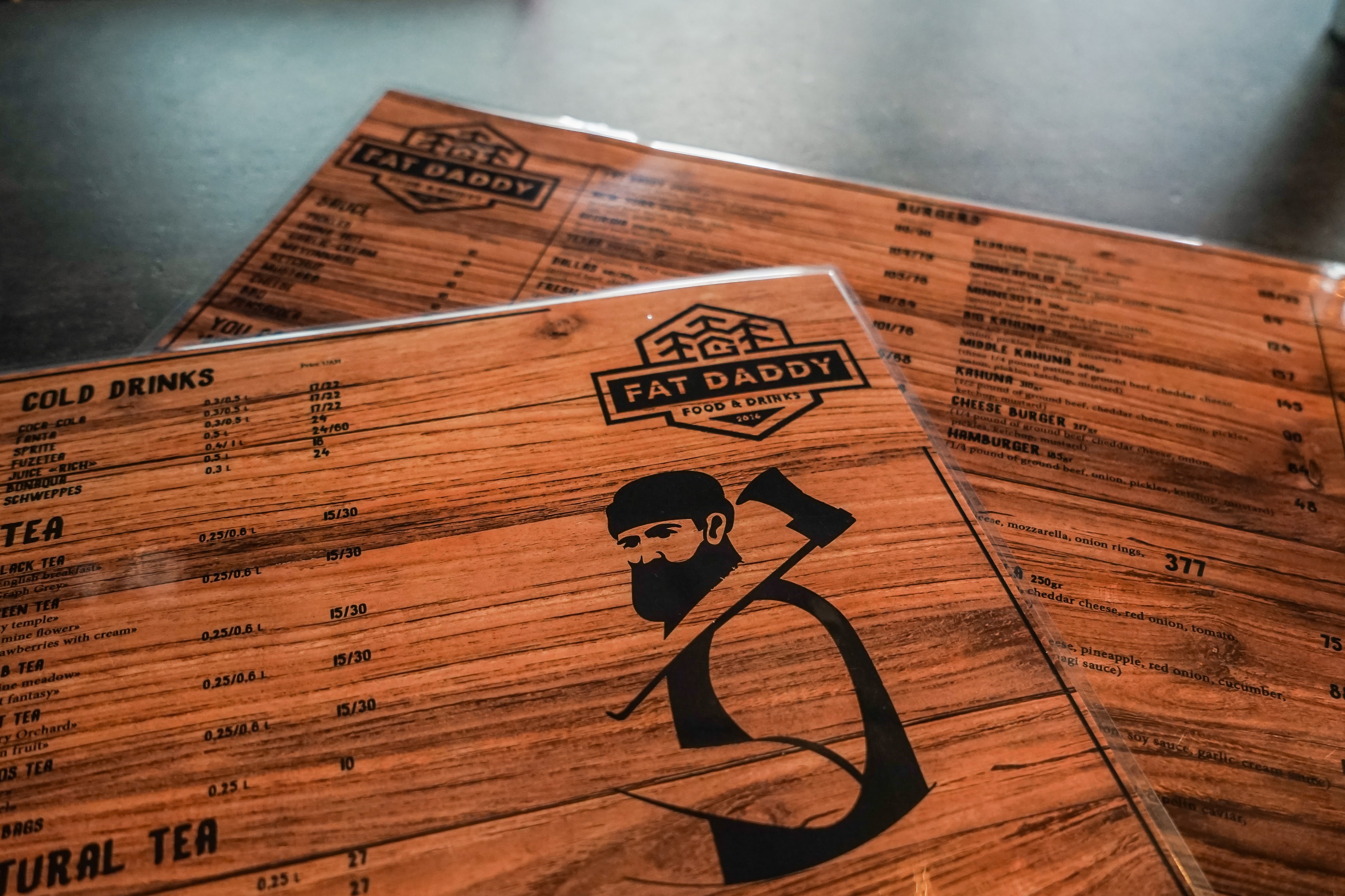 Fat Daddy Burgers menu 11